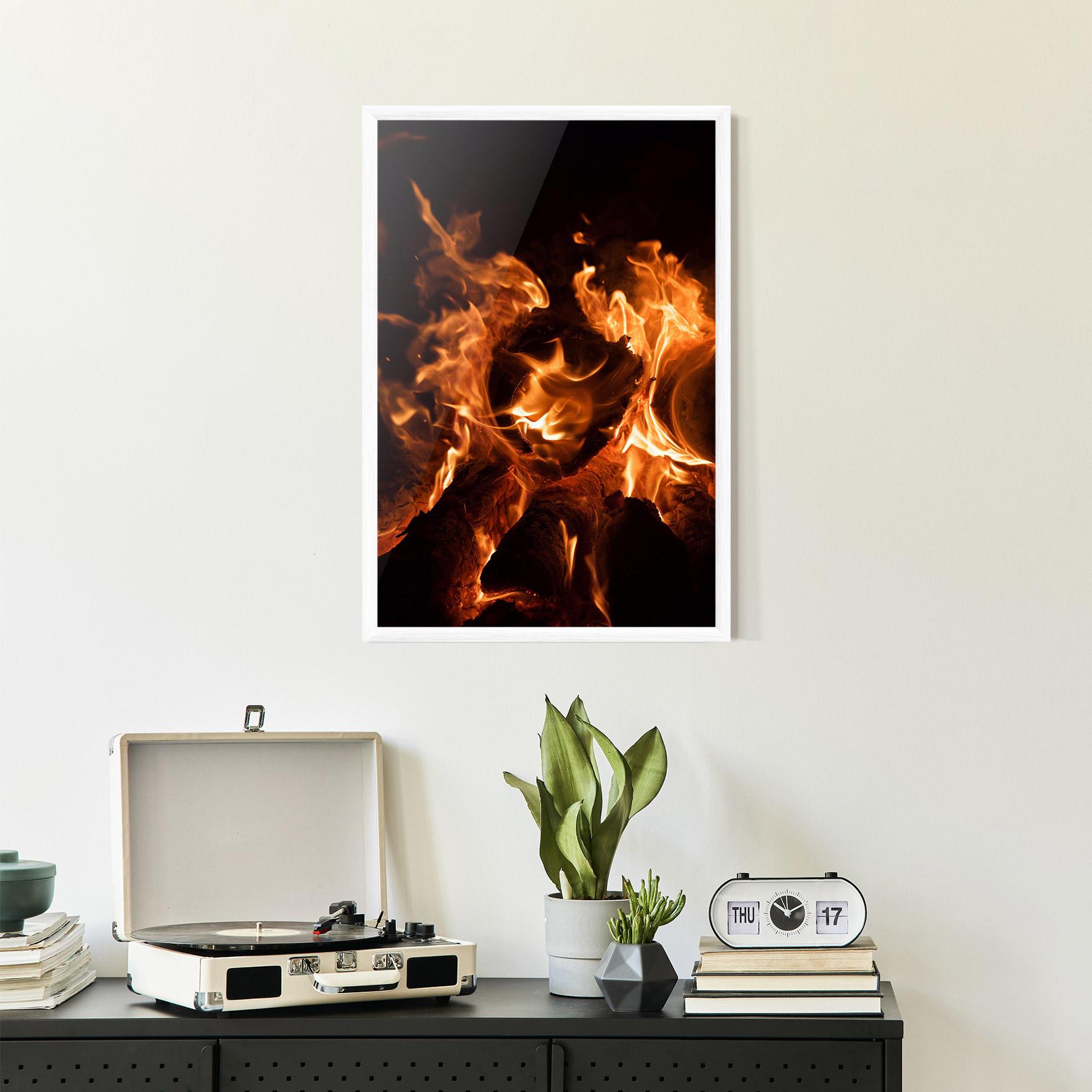 Gerahmte Poster Eternal Flame mockup 2