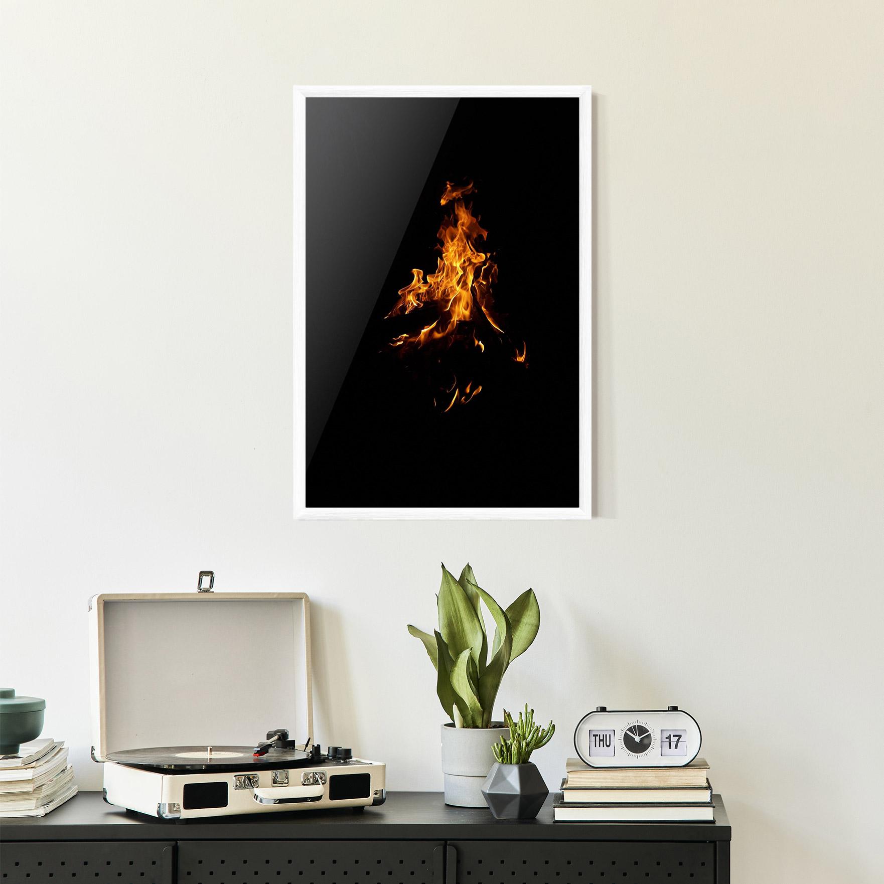 Gerahmte Poster Shadow Fire mockup 2