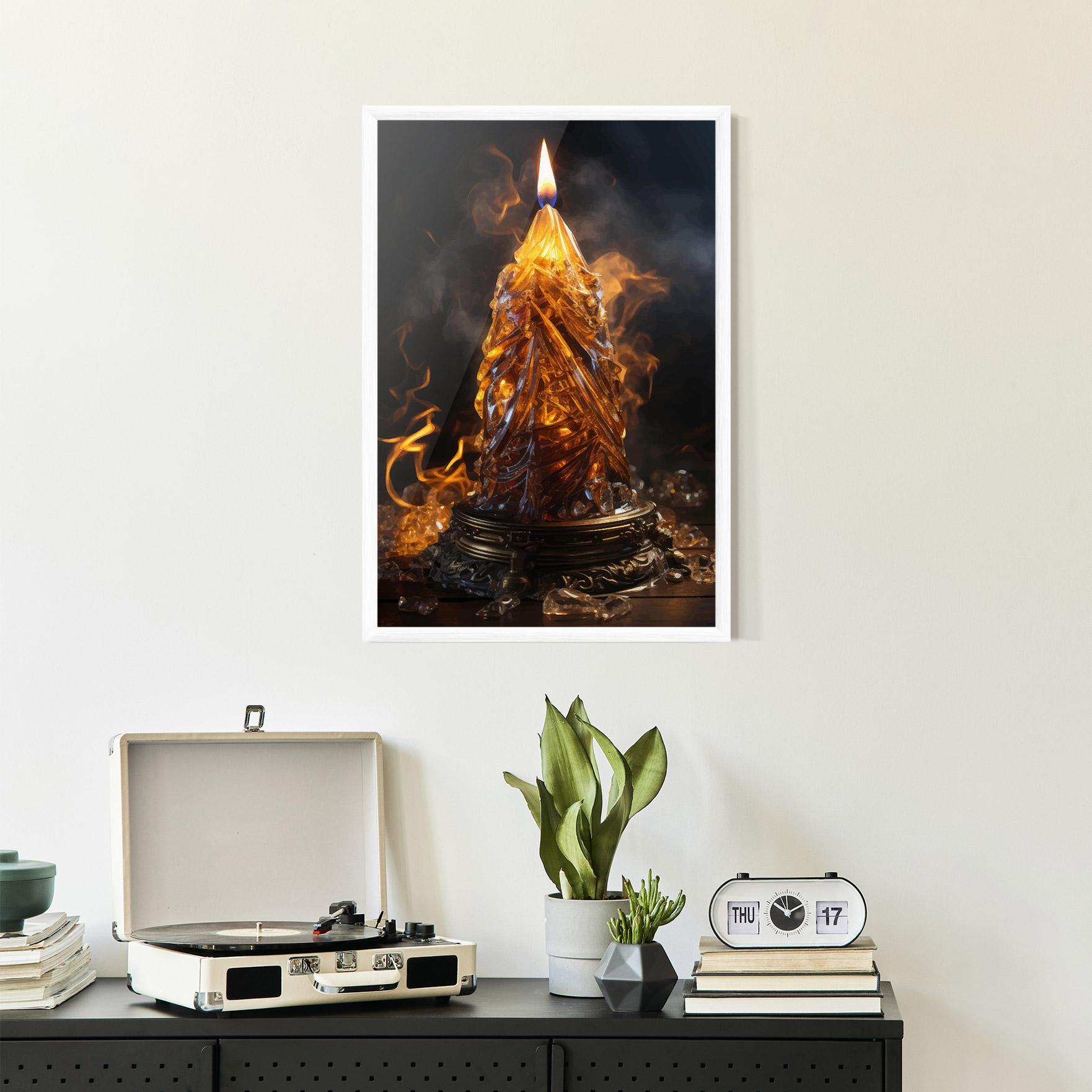 Gerahmte Poster Special Candle mockup 2