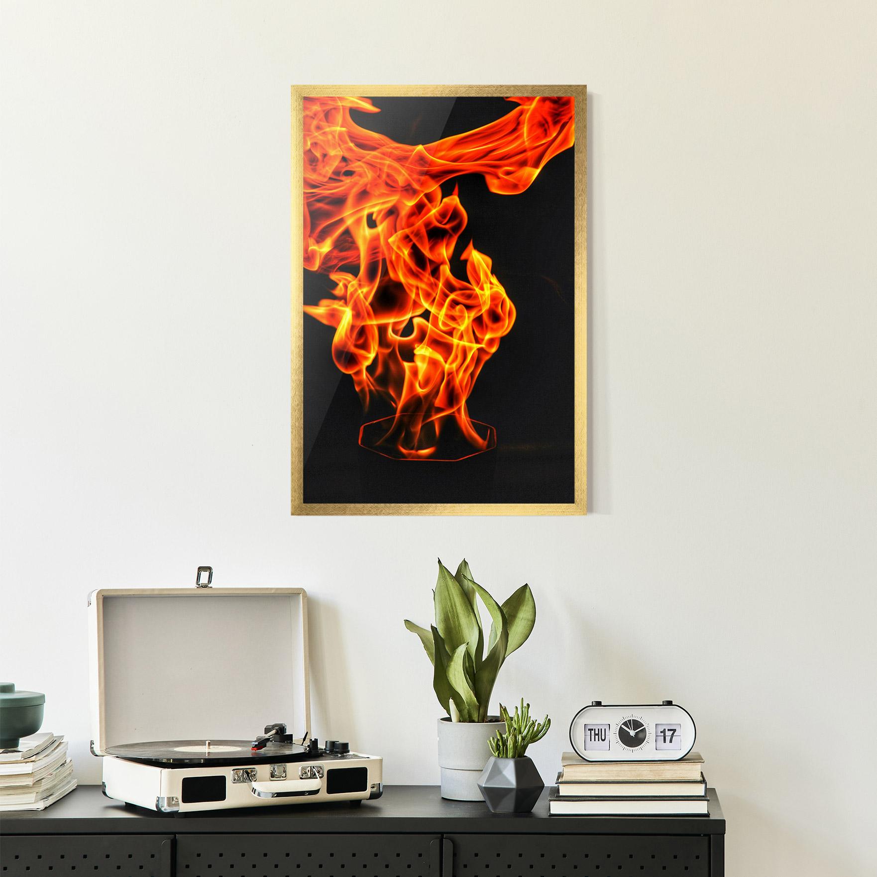 Gerahmte Poster Phoenix Heat Dance mockup 2