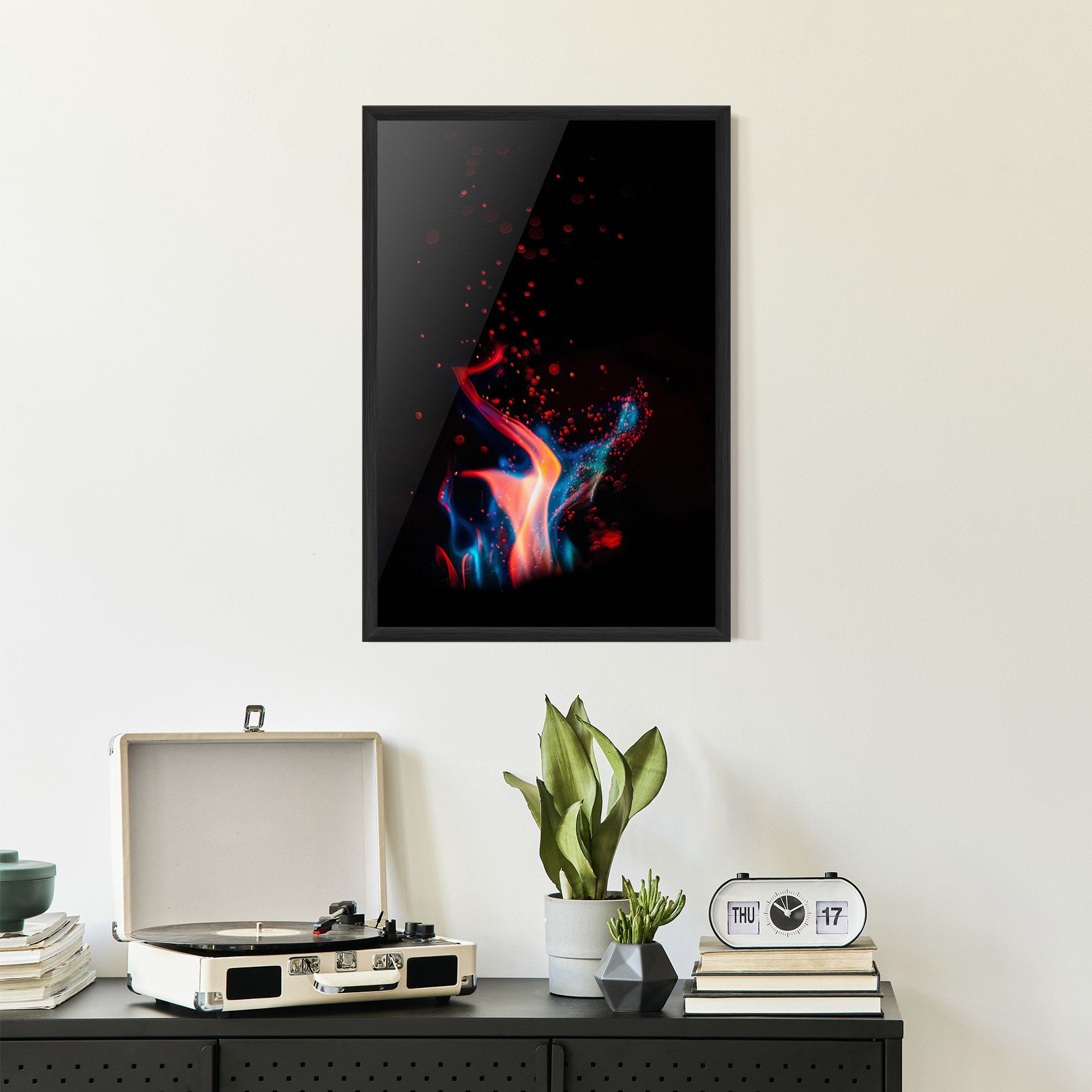 Blue Pink Fire mockup 2