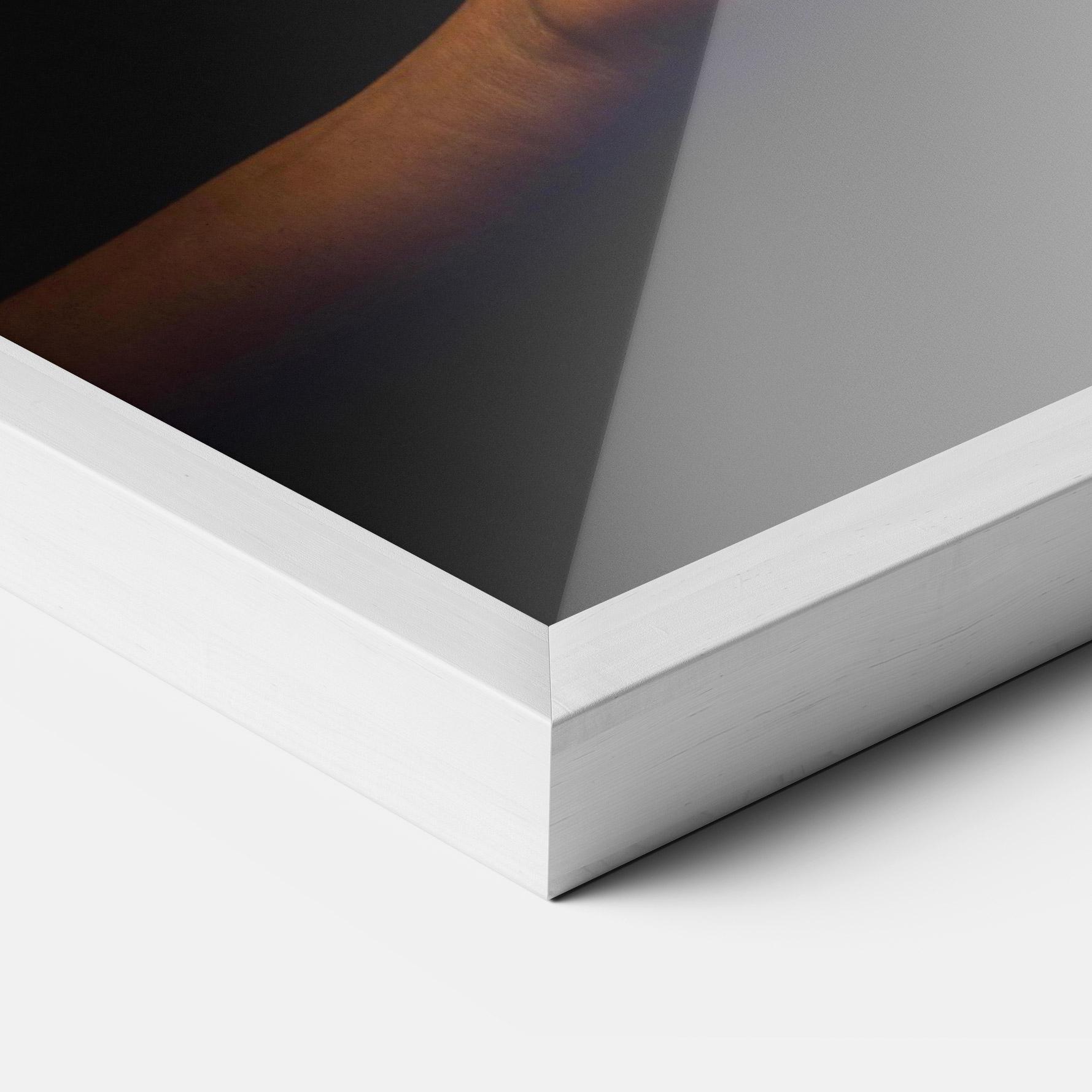 Gerahmte Poster Fire Palm mockup 3