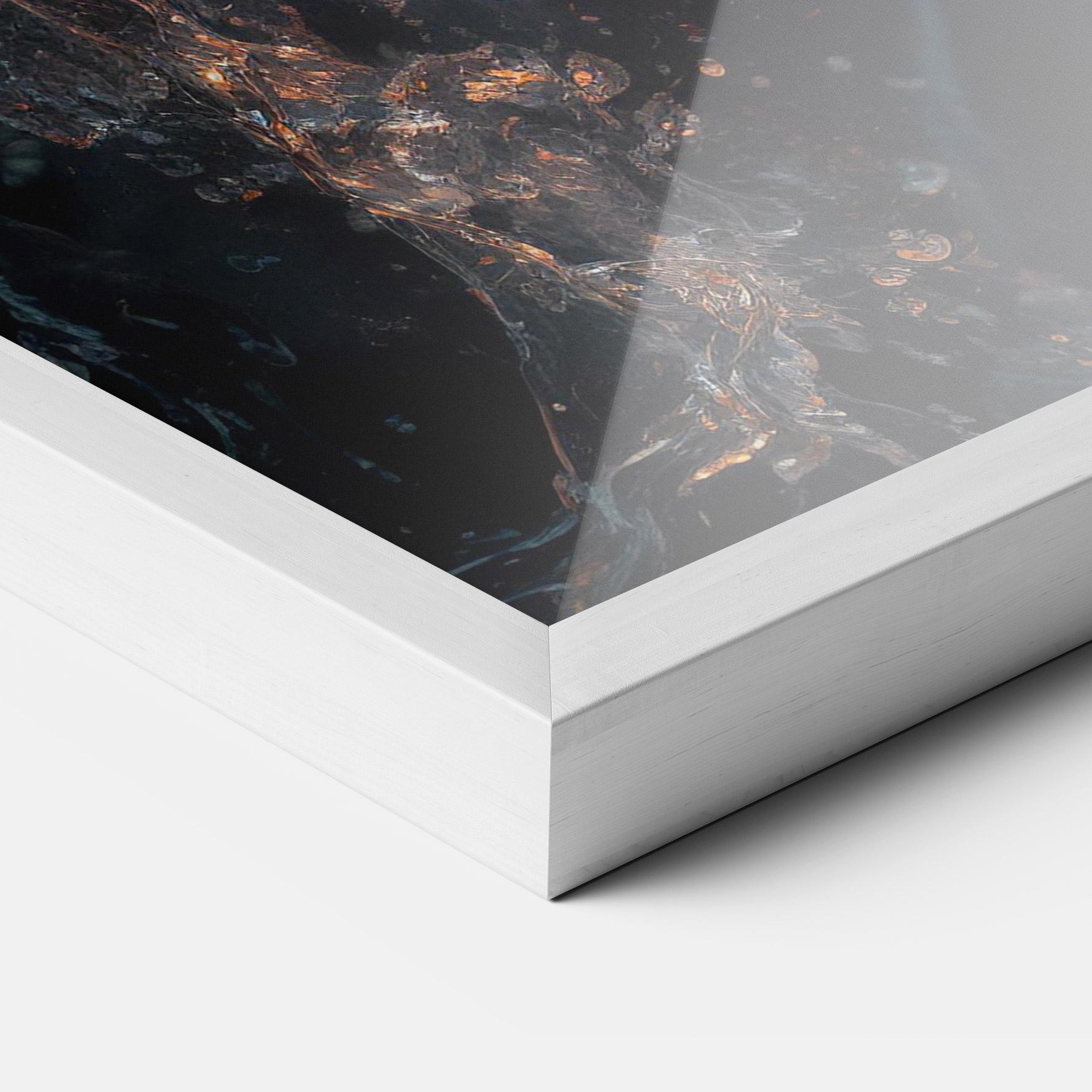 Gerahmte Poster Fire Water mockup 3