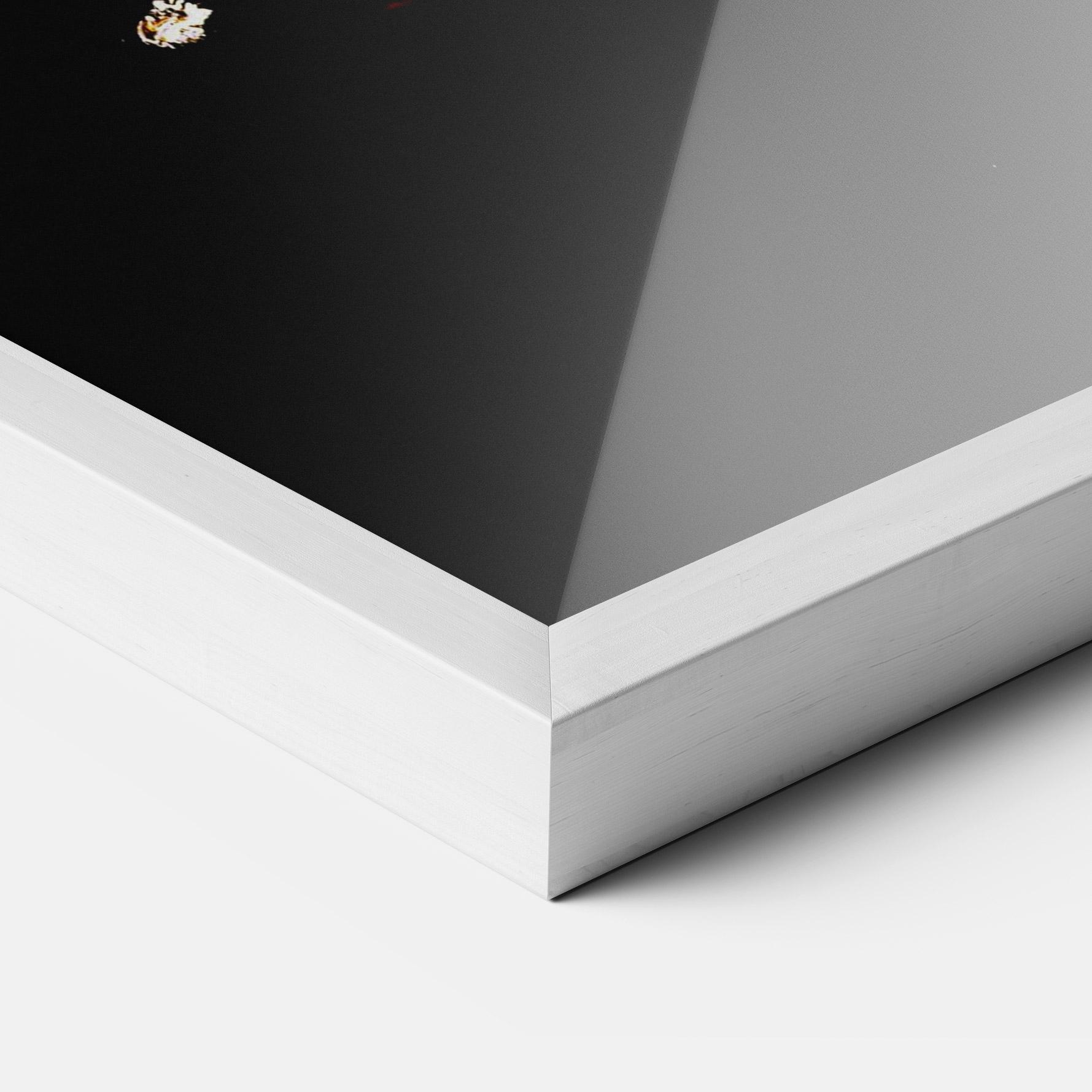 Gerahmte Poster Spitting Fire mockup 3