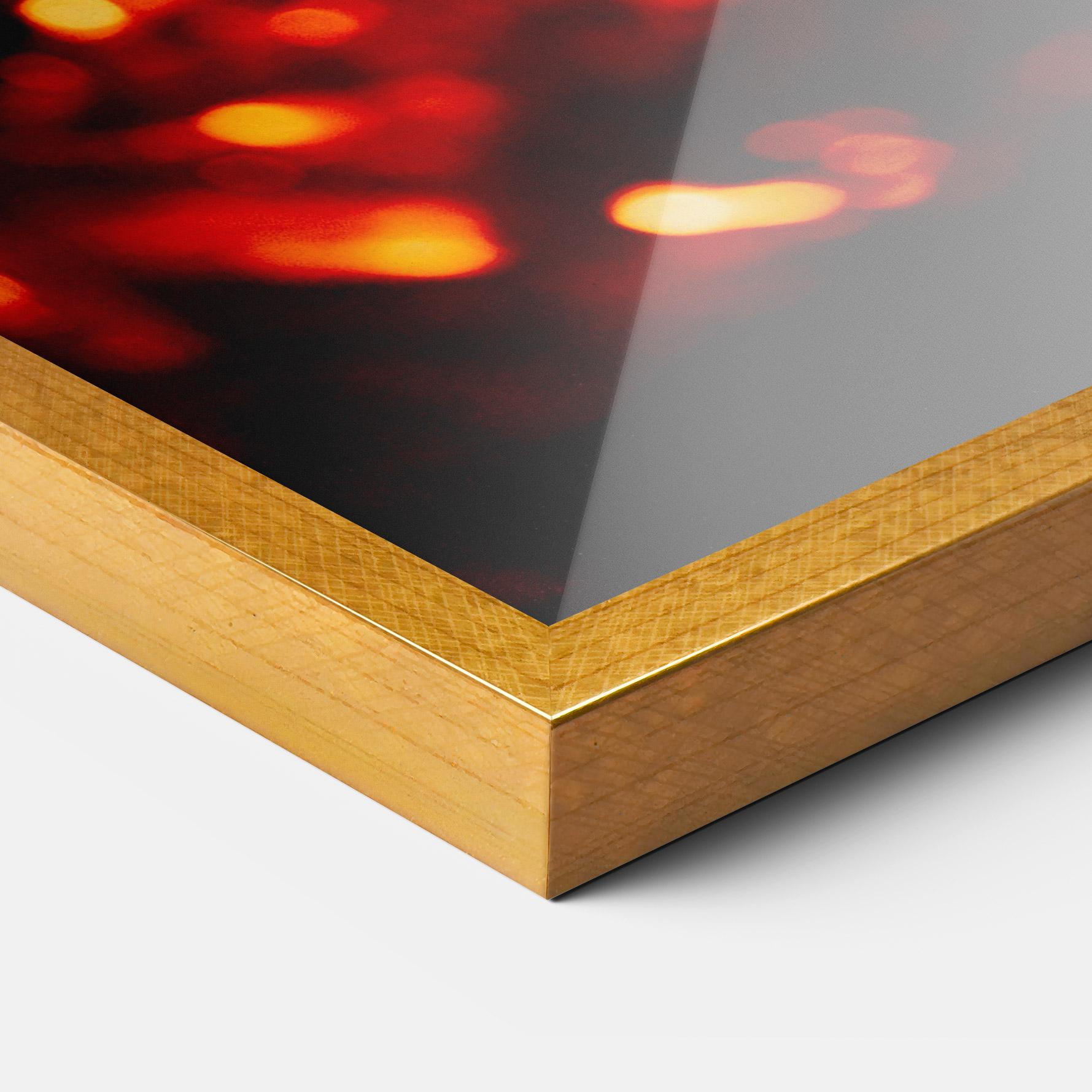 Gerahmte Poster Fire Coal mockup 3