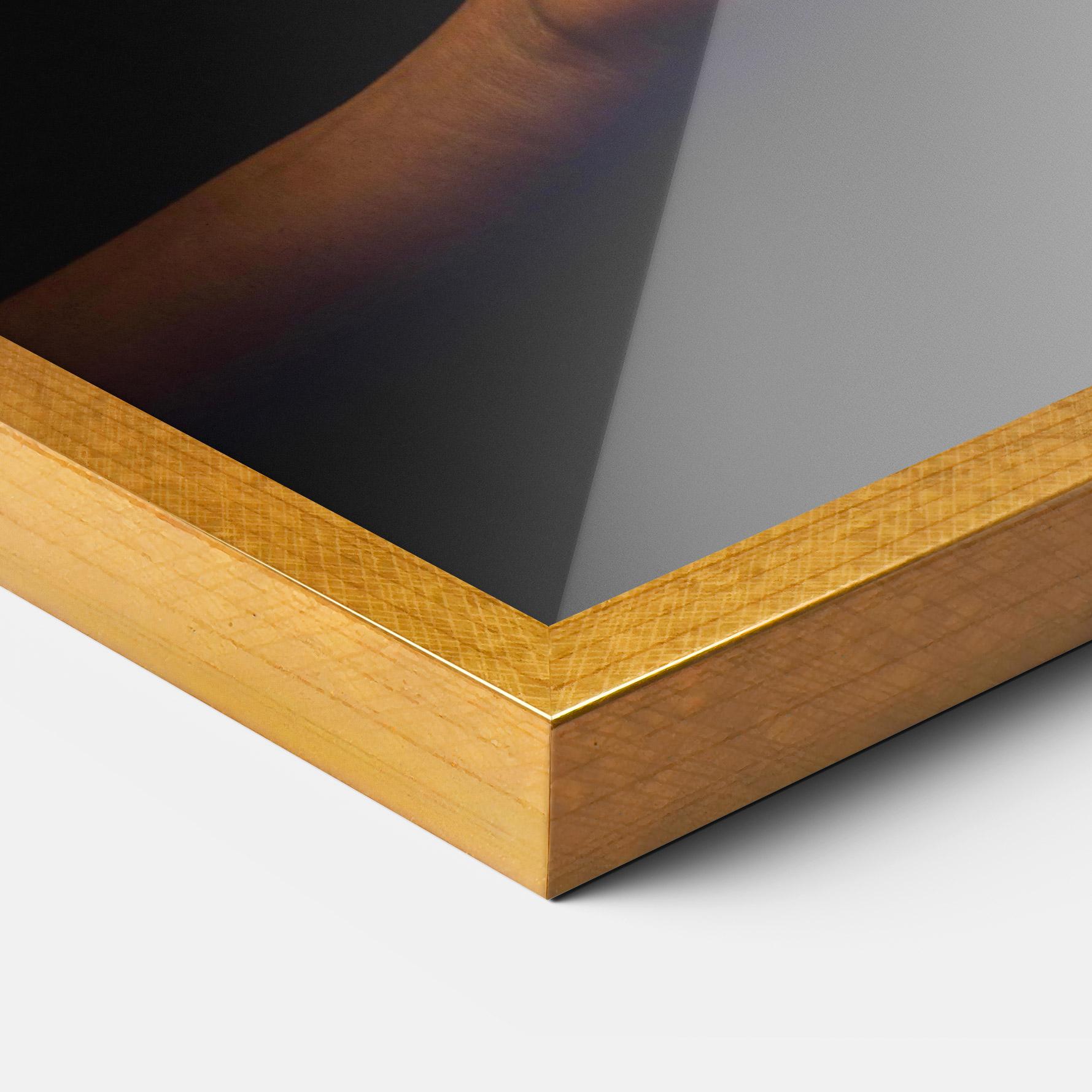 Gerahmte Poster Fire Palm mockup 3