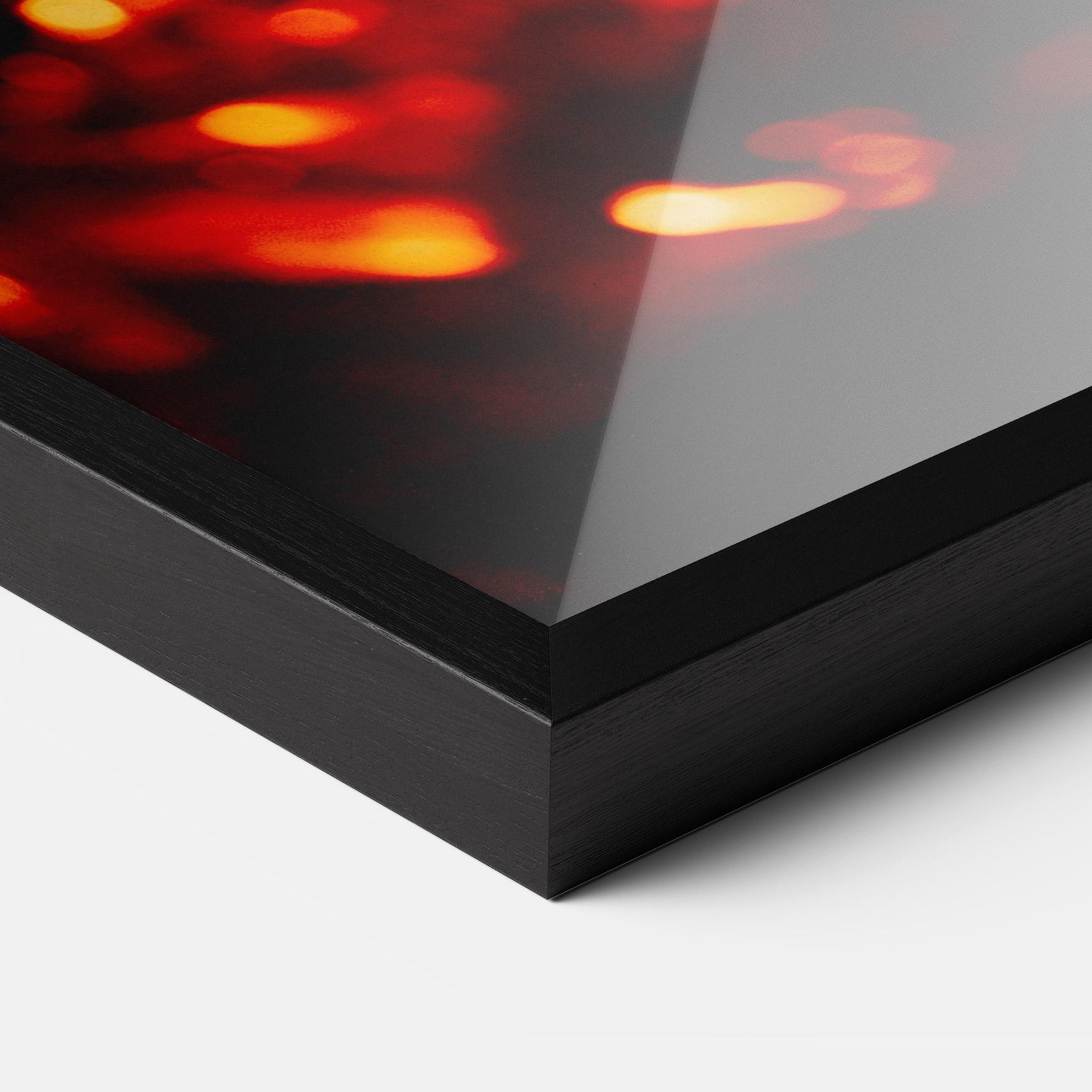 Gerahmte Poster Fire Coal mockup 3