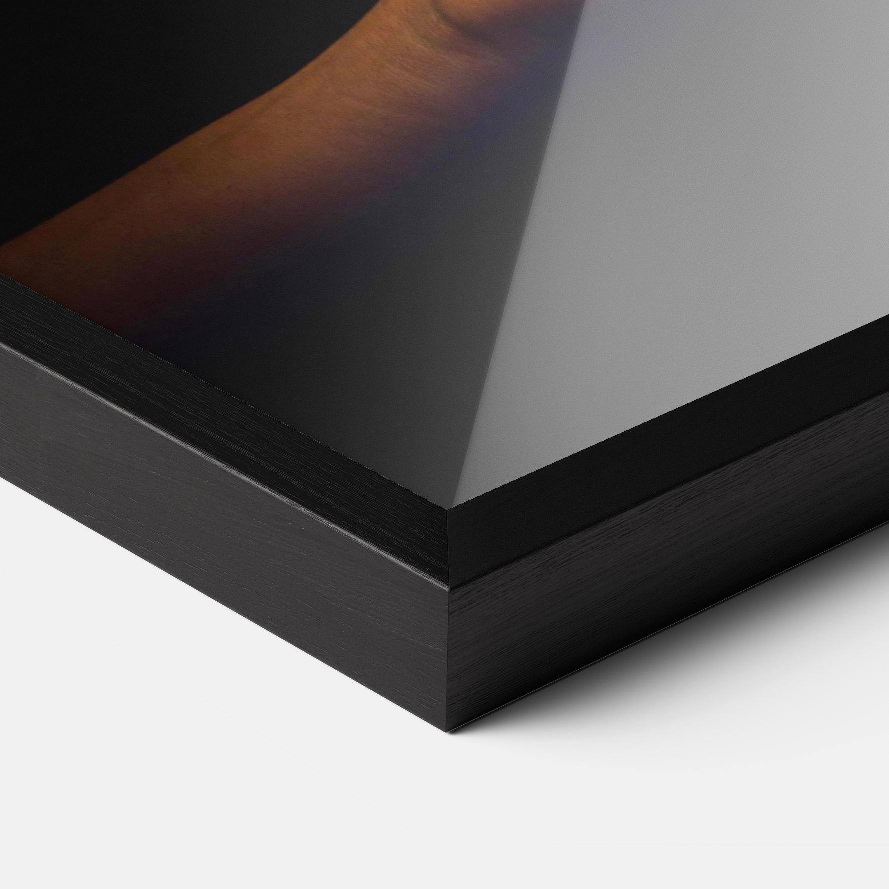 Gerahmte Poster Fire Palm mockup 3