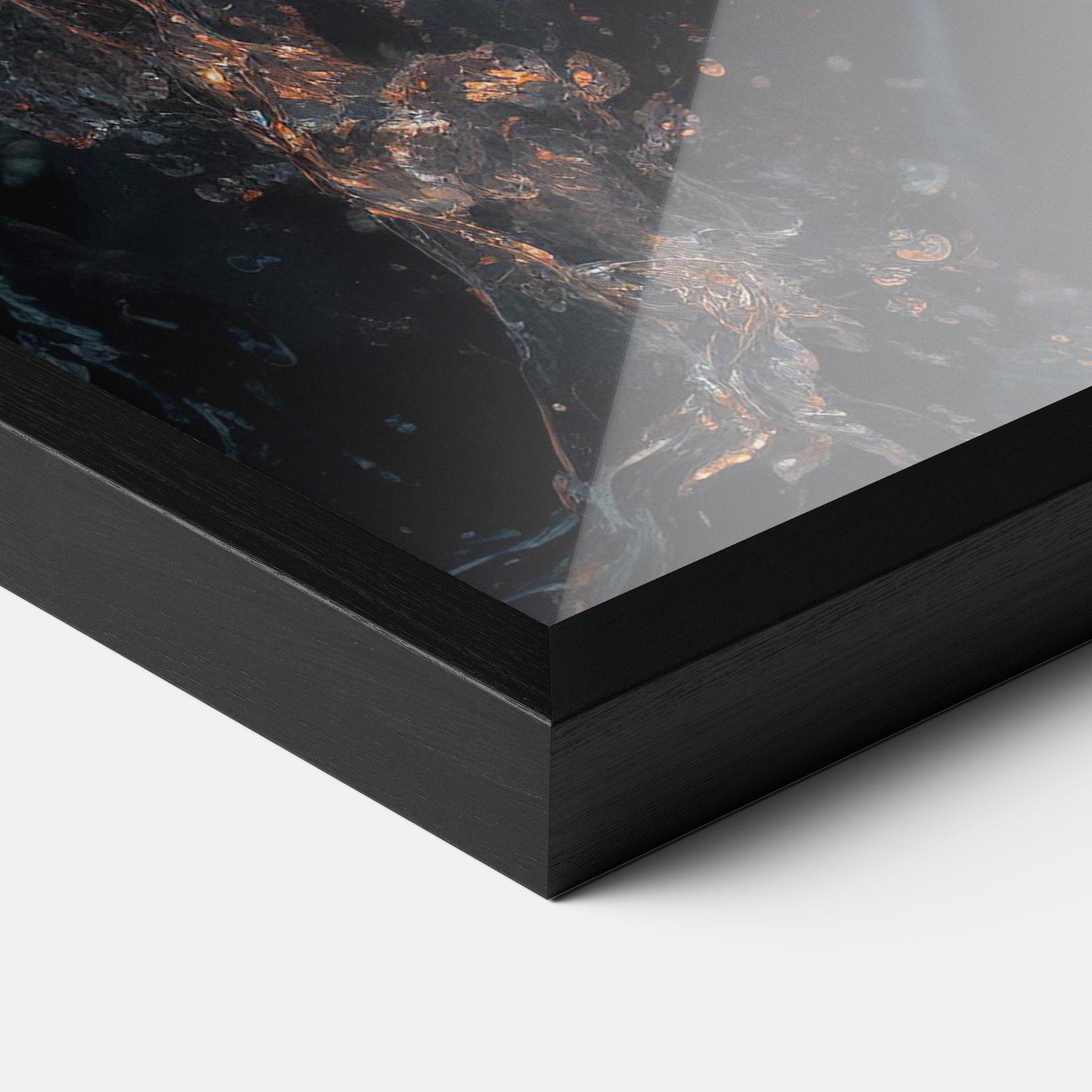 Gerahmte Poster Fire Water mockup 3