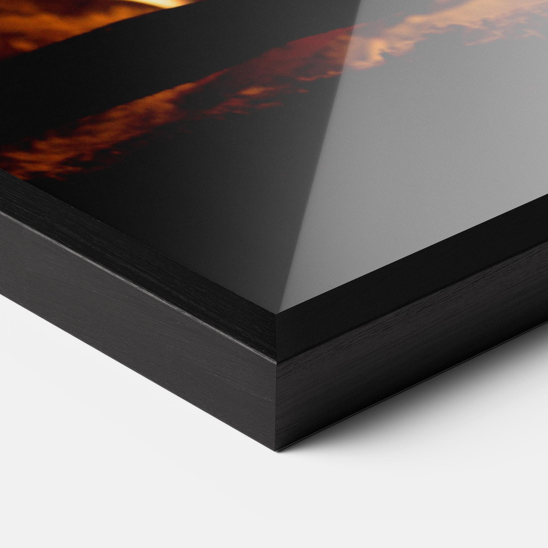 Gerahmte Poster Fire Wood View mockup 3