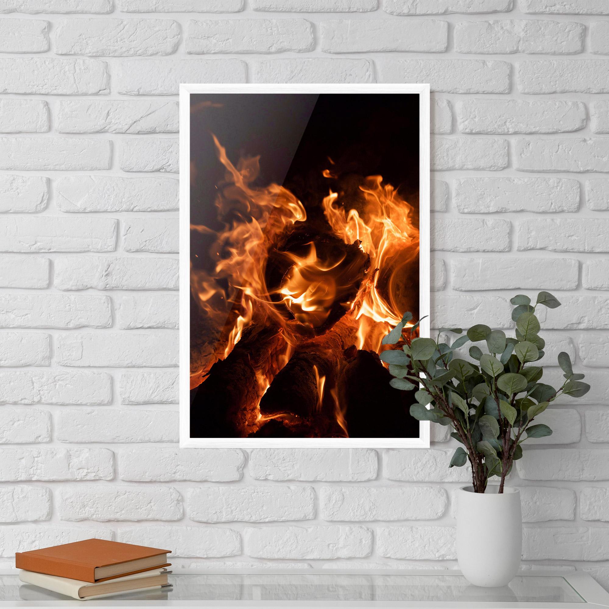 Gerahmte Poster Eternal Flame mockup 5