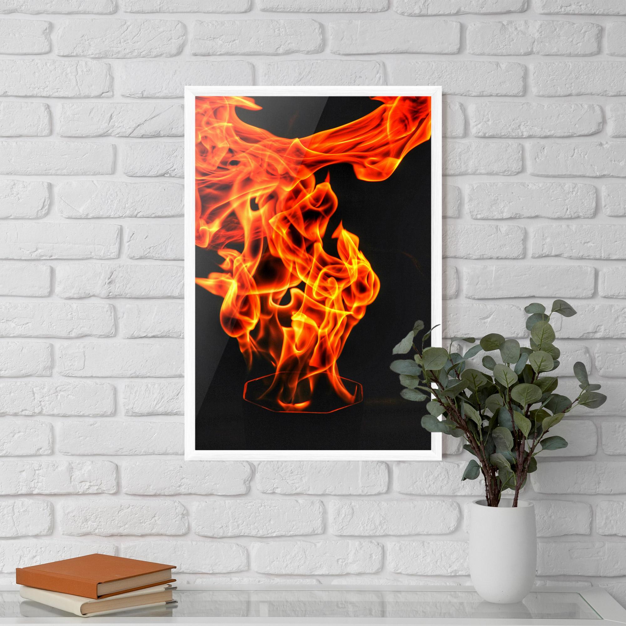 Gerahmte Poster Phoenix Heat Dance mockup 5