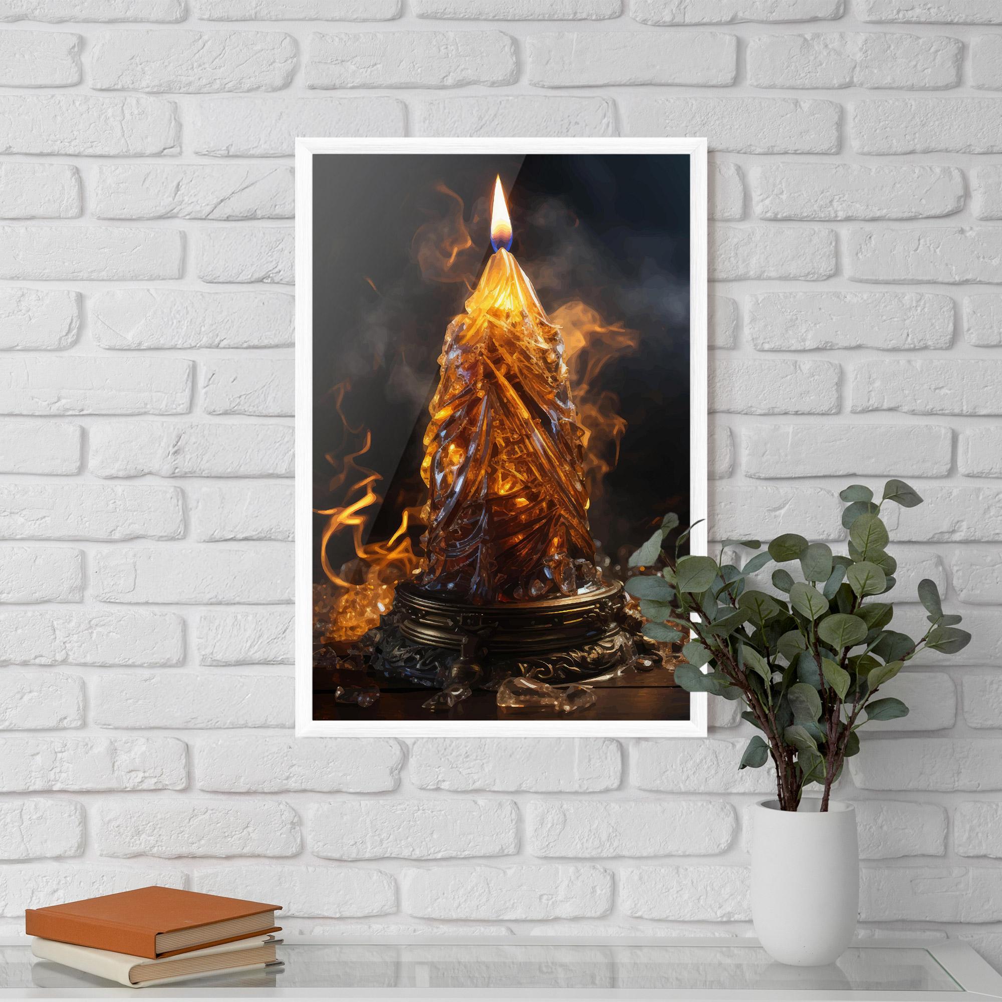 Gerahmte Poster Special Candle mockup 5
