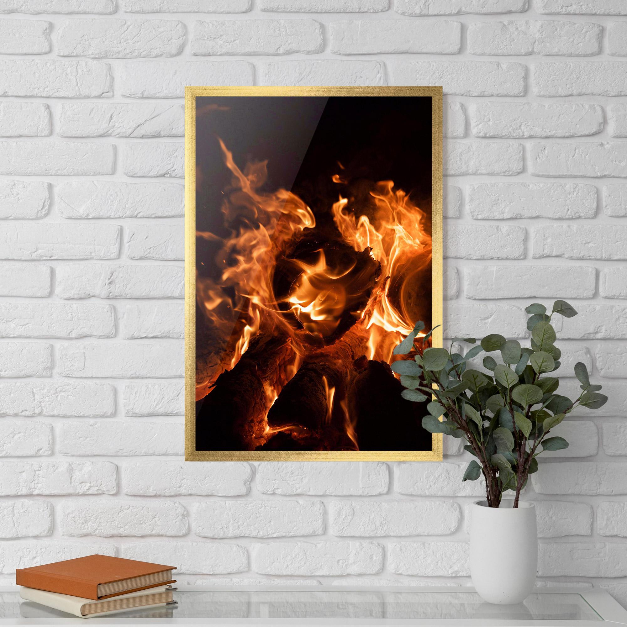 Gerahmte Poster Eternal Flame mockup 5