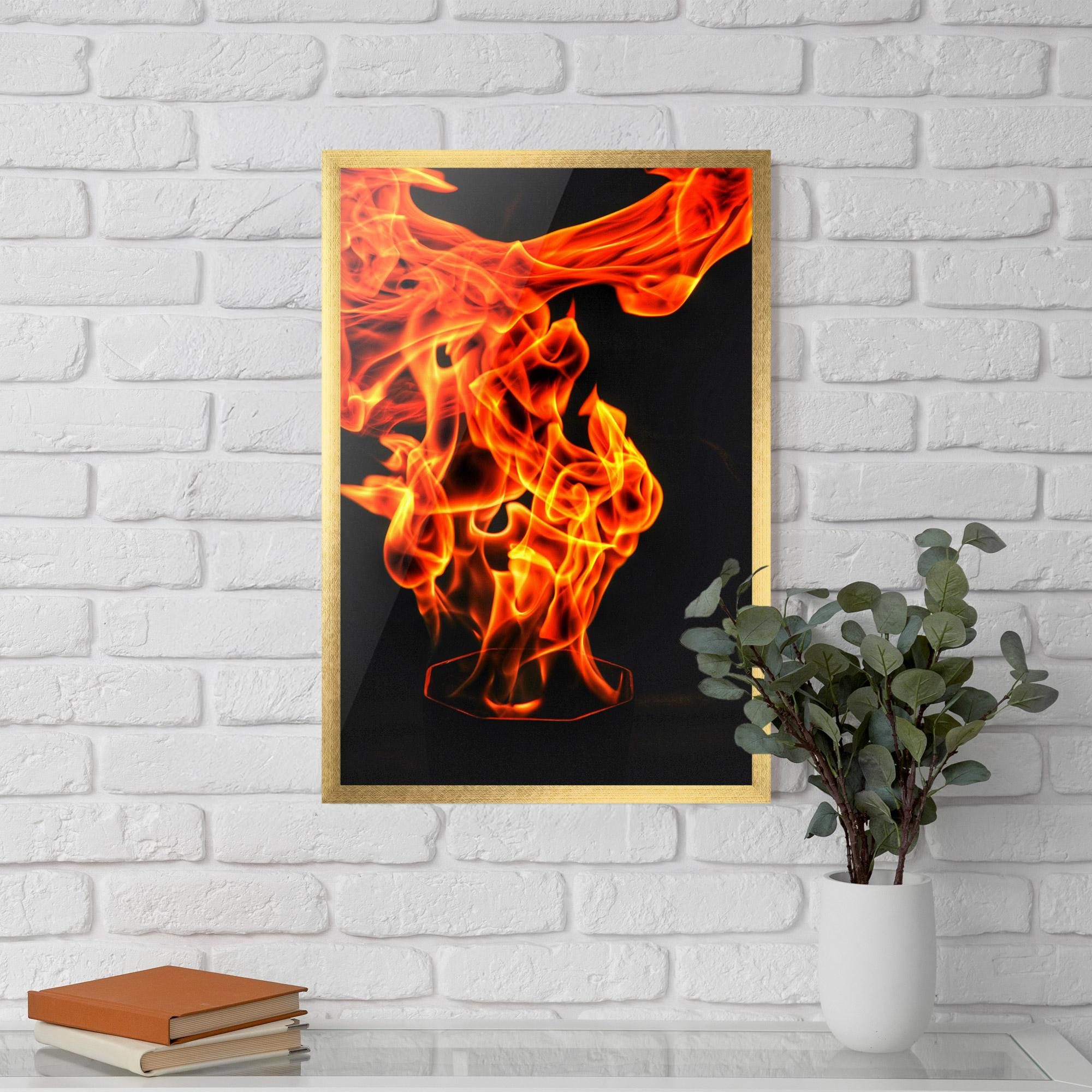 Gerahmte Poster Phoenix Heat Dance mockup 5