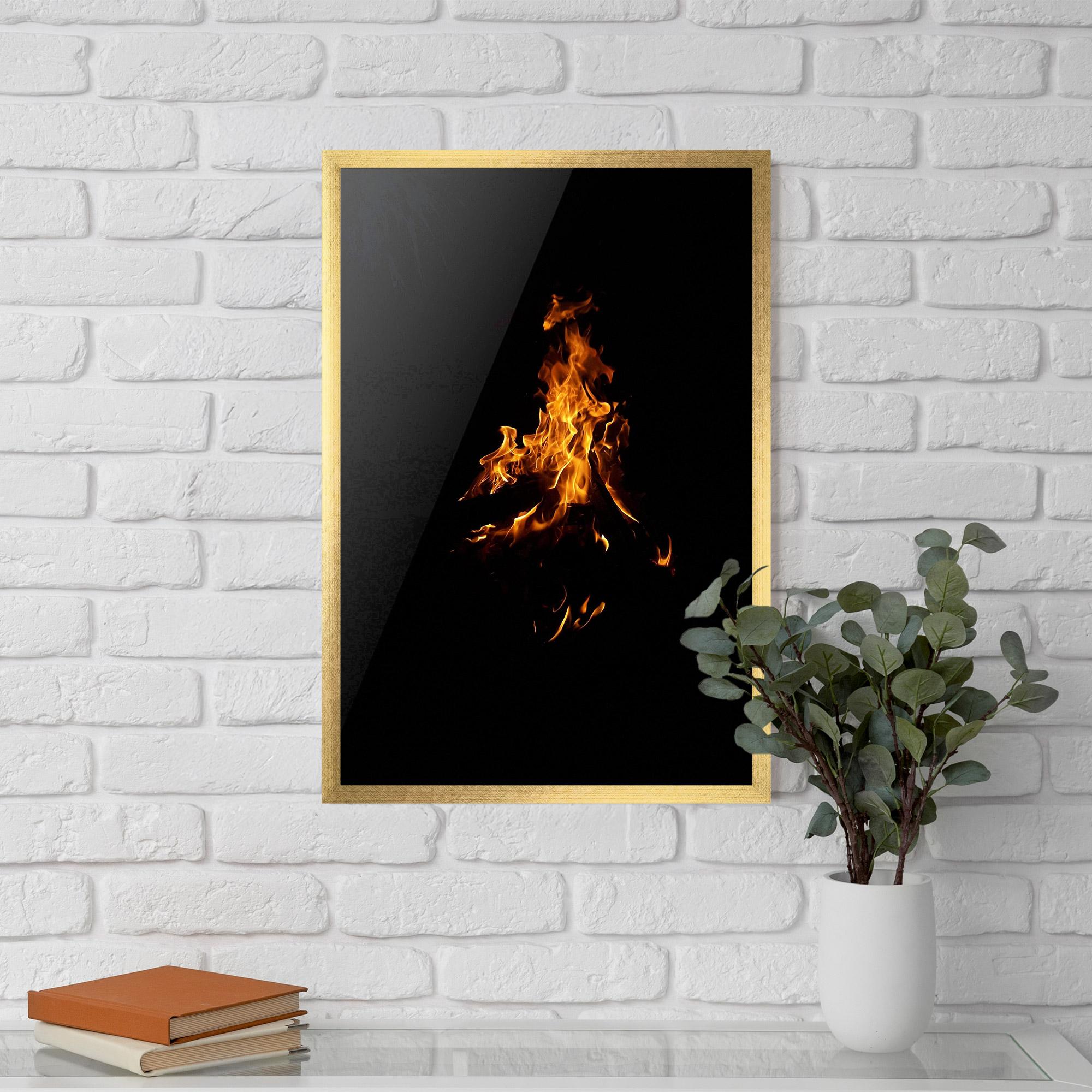 Gerahmte Poster Shadow Fire mockup 5