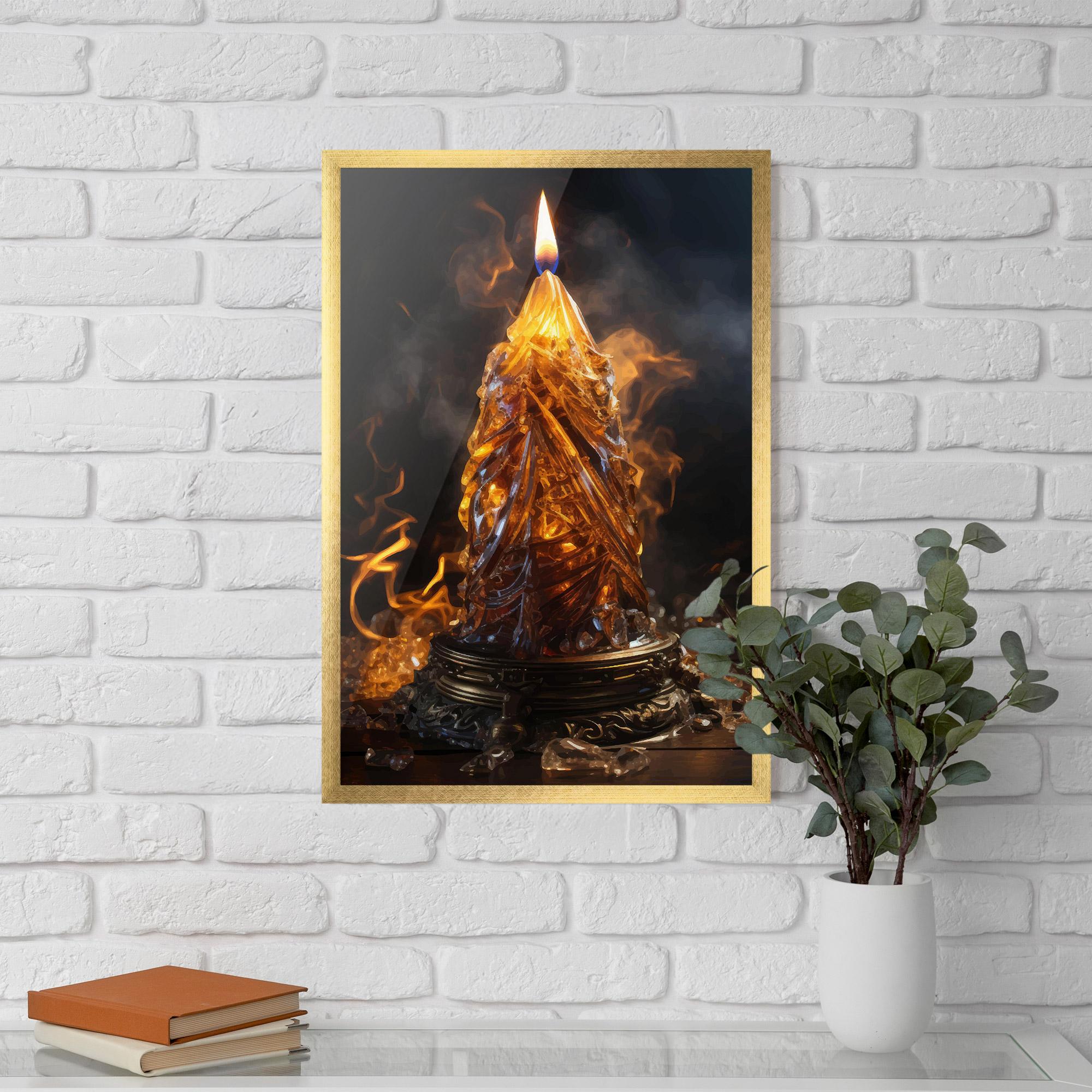 Gerahmte Poster Special Candle mockup 5