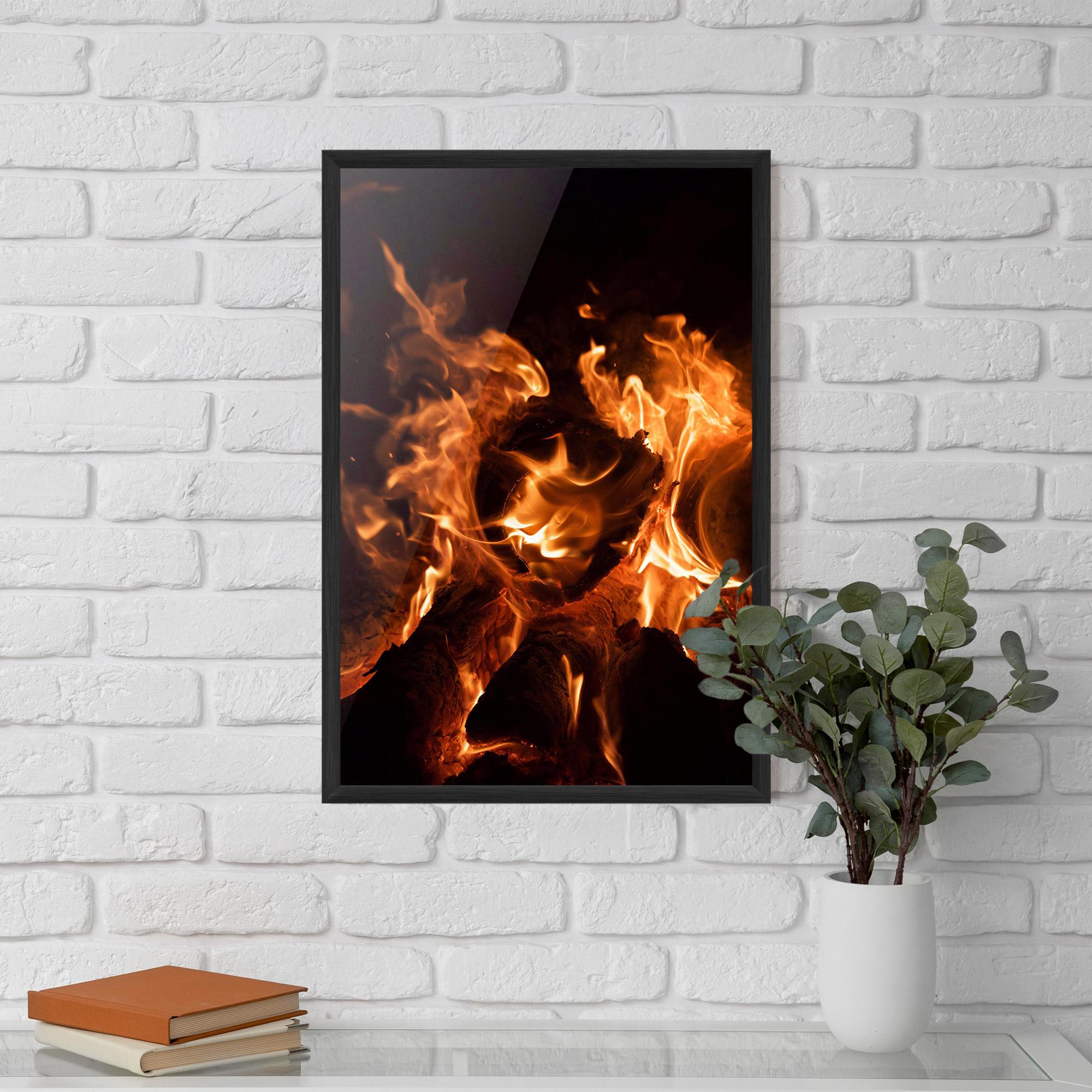 Gerahmte Poster Eternal Flame mockup 5
