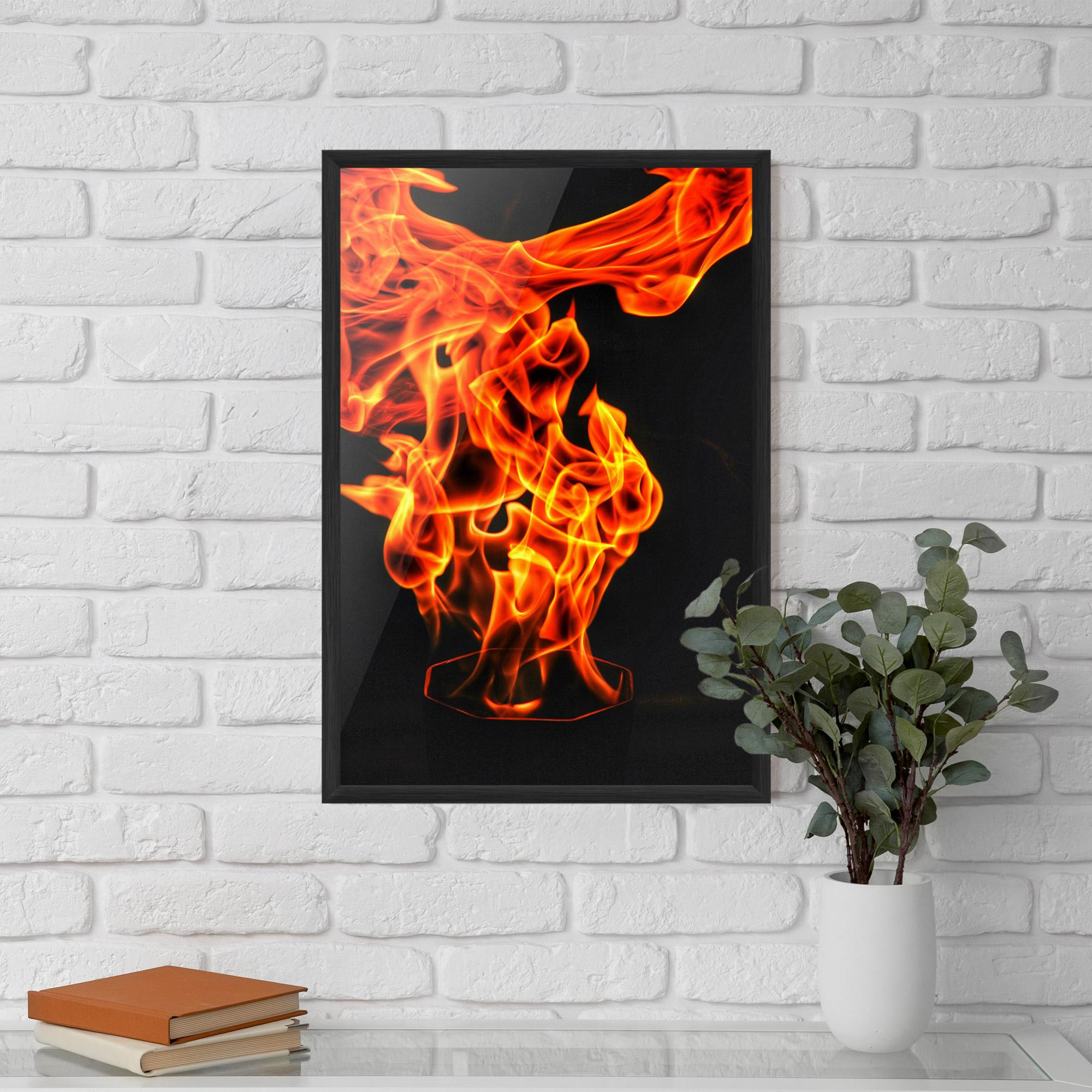 Gerahmte Poster Phoenix Heat Dance mockup 5