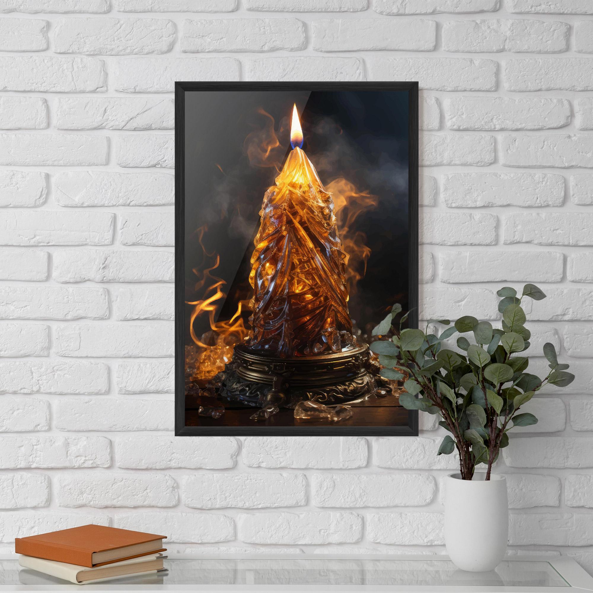 Gerahmte Poster Special Candle mockup 5