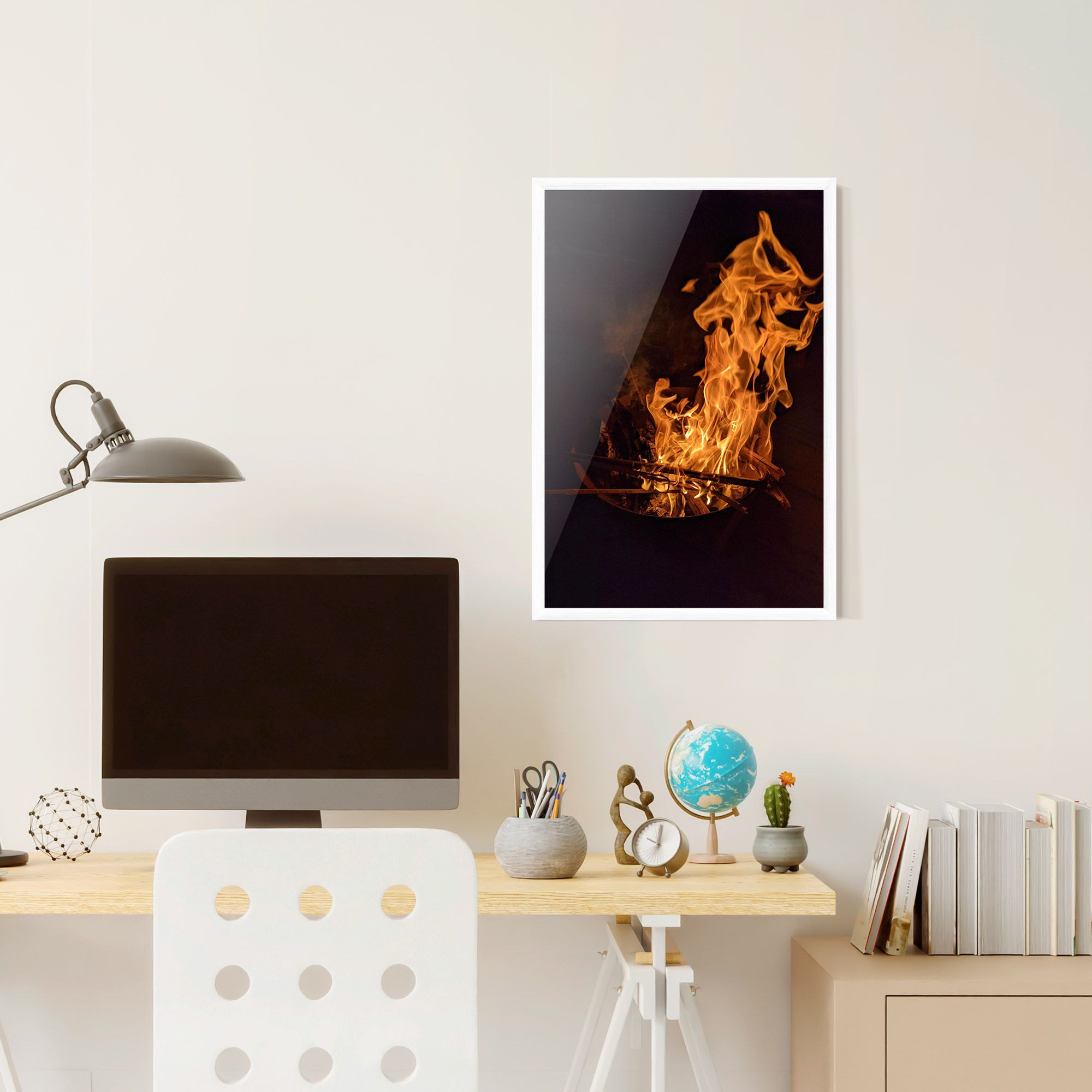 Fire Smoke mockup 6