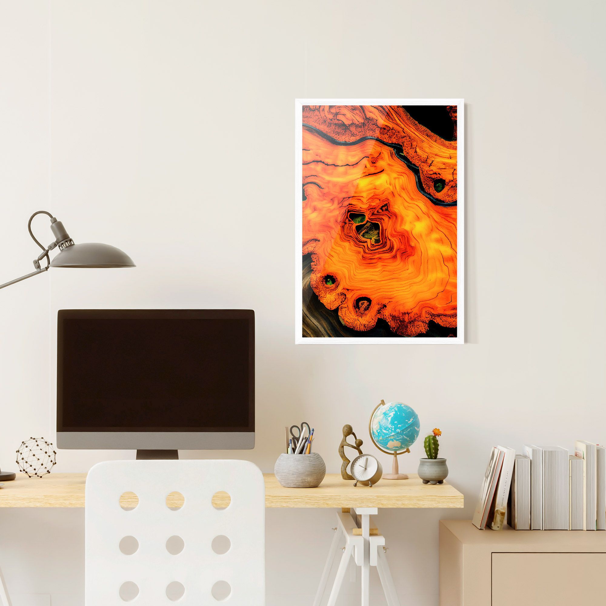 Fire Wood Texture mockup 6