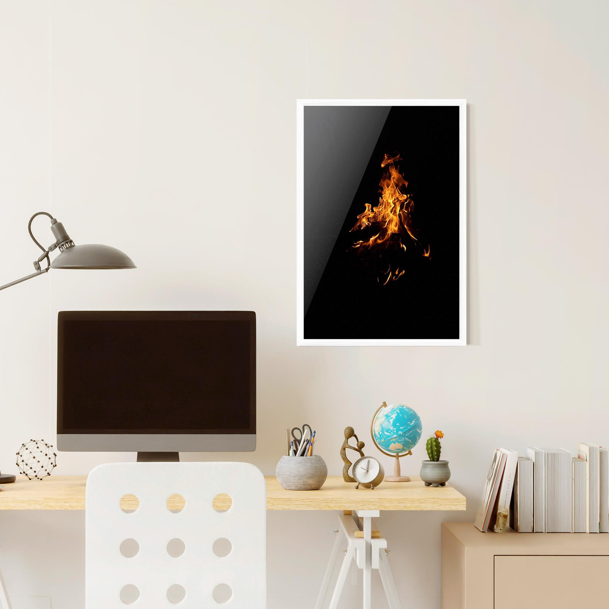 Gerahmte Poster Shadow Fire mockup 6