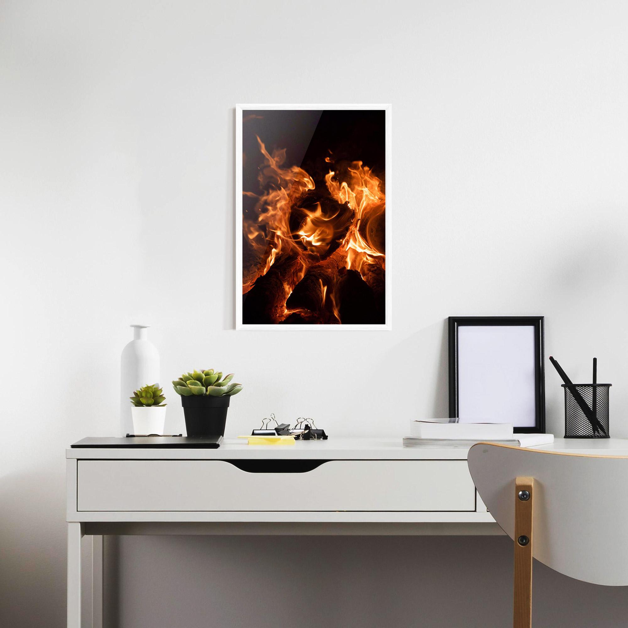 Gerahmte Poster Eternal Flame mockup 7