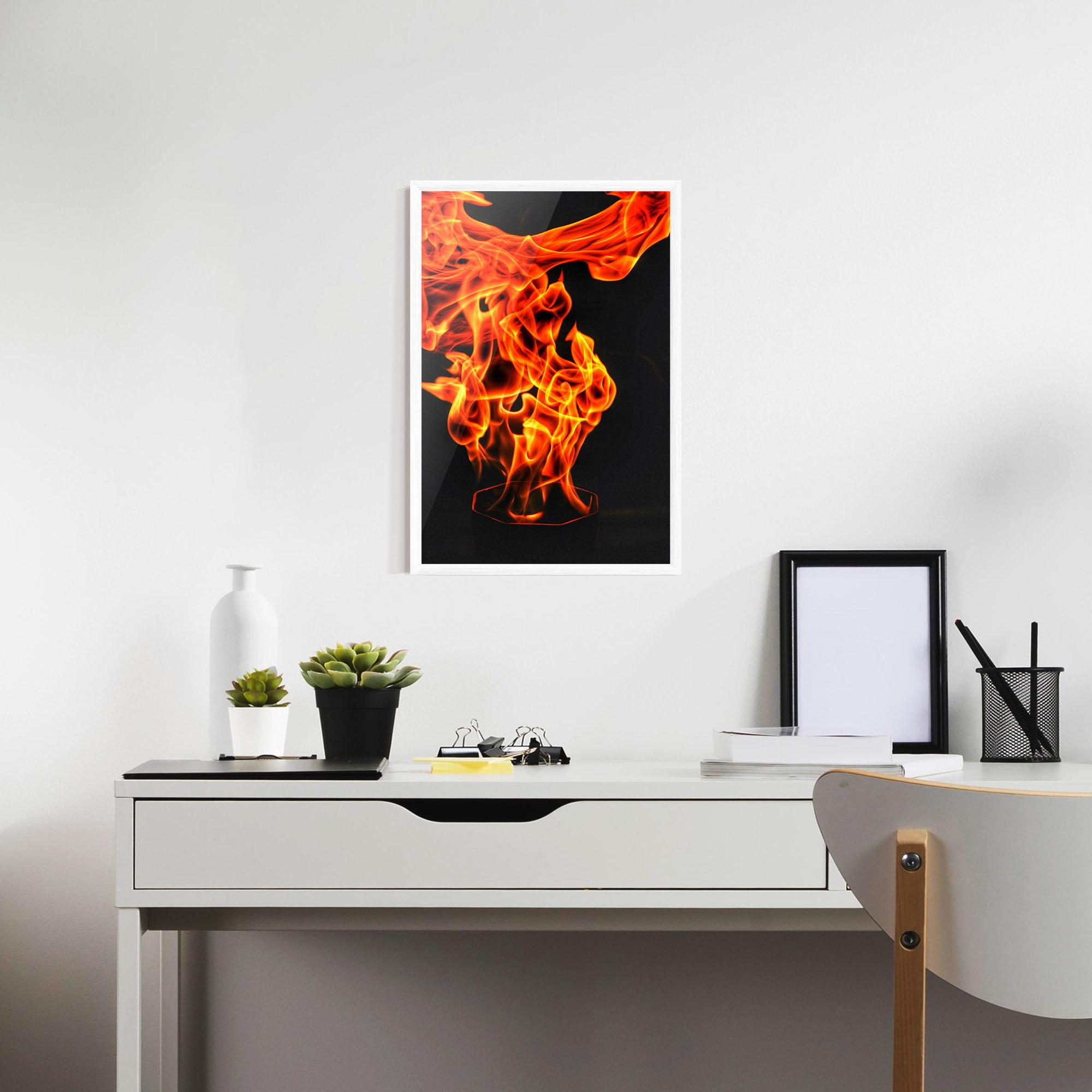 Gerahmte Poster Phoenix Heat Dance mockup 7
