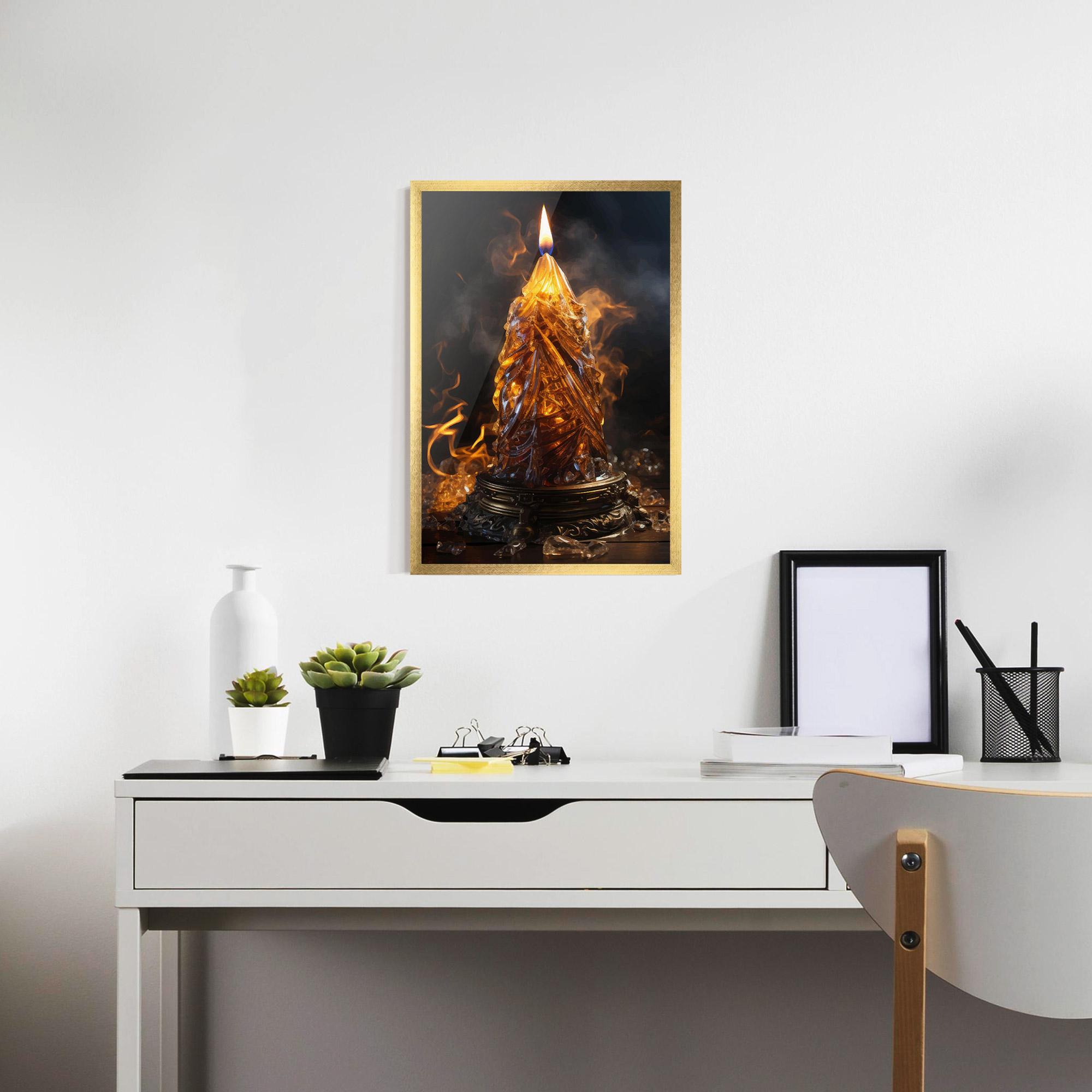 Gerahmte Poster Special Candle mockup 7