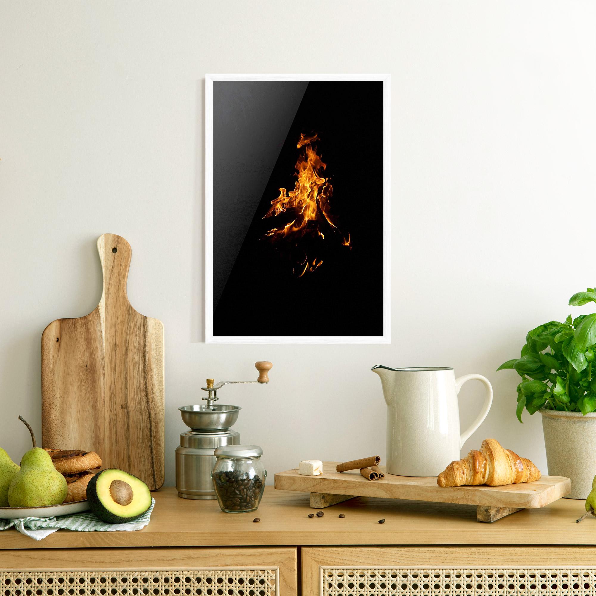 Gerahmte Poster Shadow Fire mockup 8