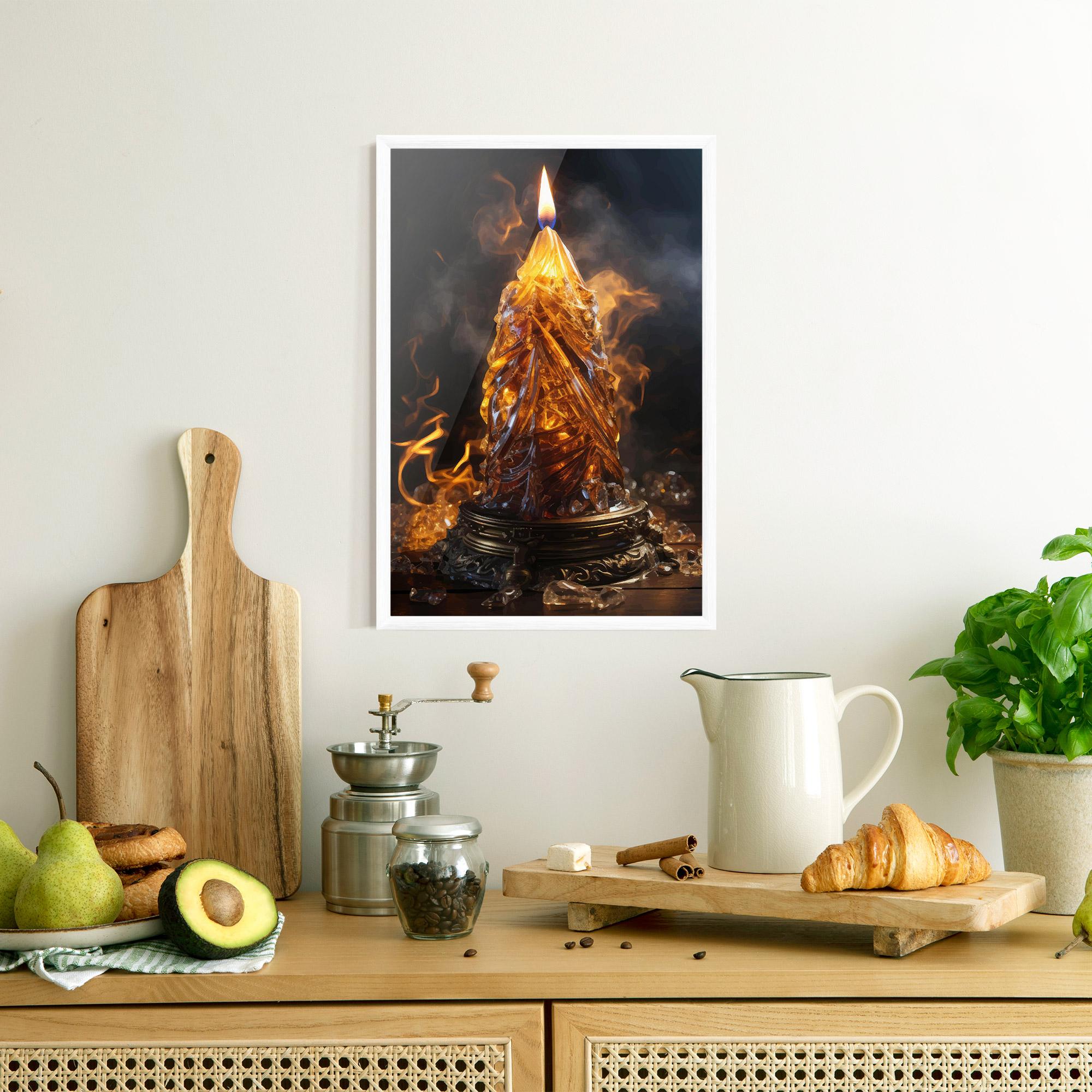 Gerahmte Poster Special Candle mockup 8