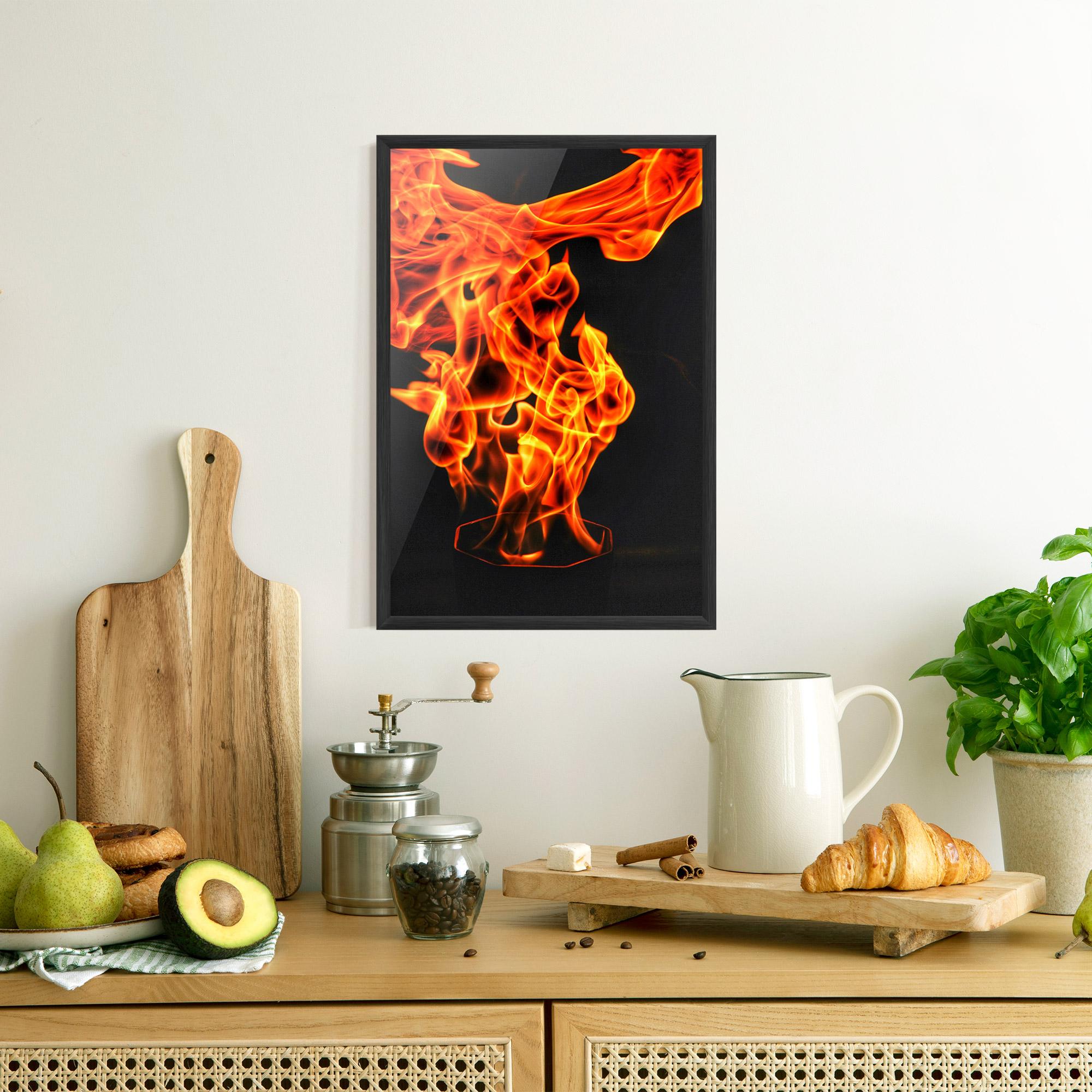 Gerahmte Poster Phoenix Heat Dance mockup 8