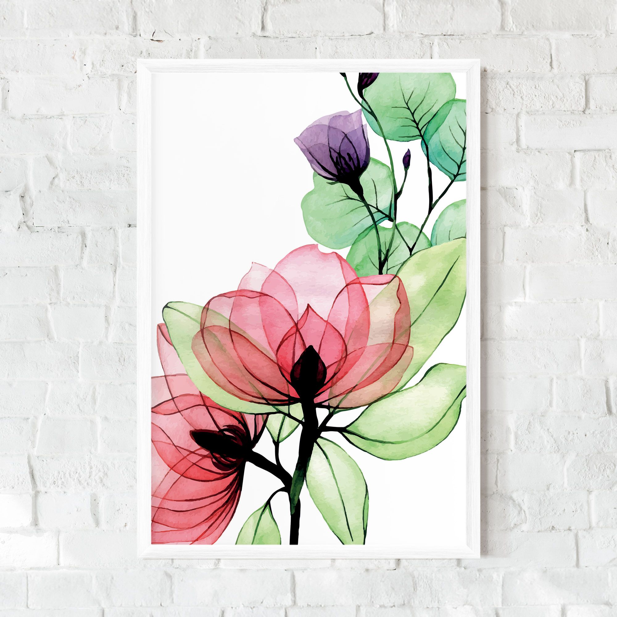 Pink Green Nature mockup 0