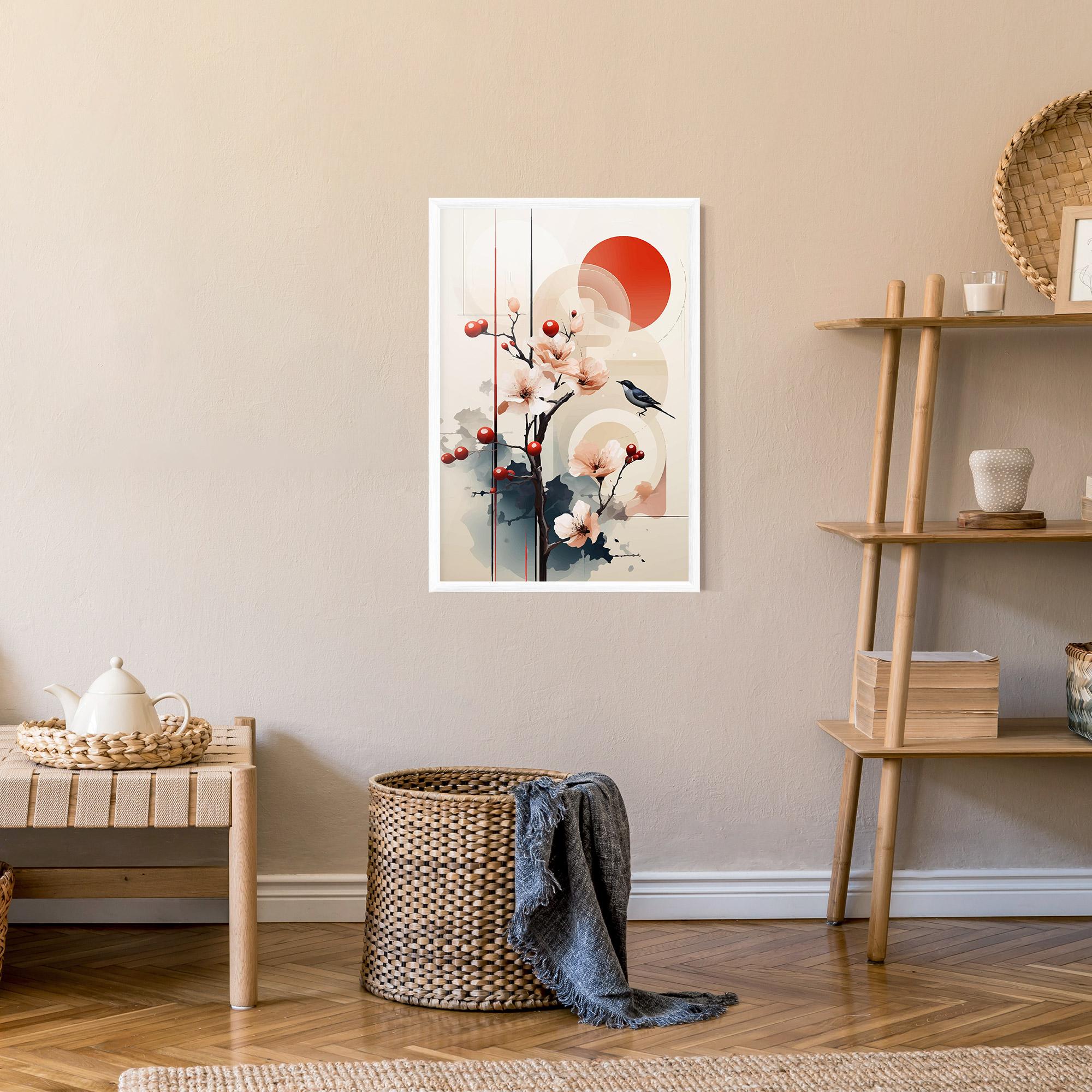 Gerahmte Poster Cream Nature mockup 9