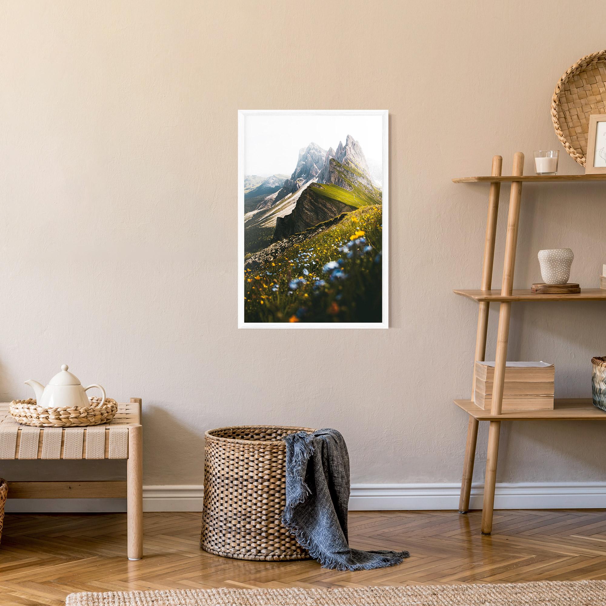 Gerahmte Poster Foggy Mountain View mockup 9