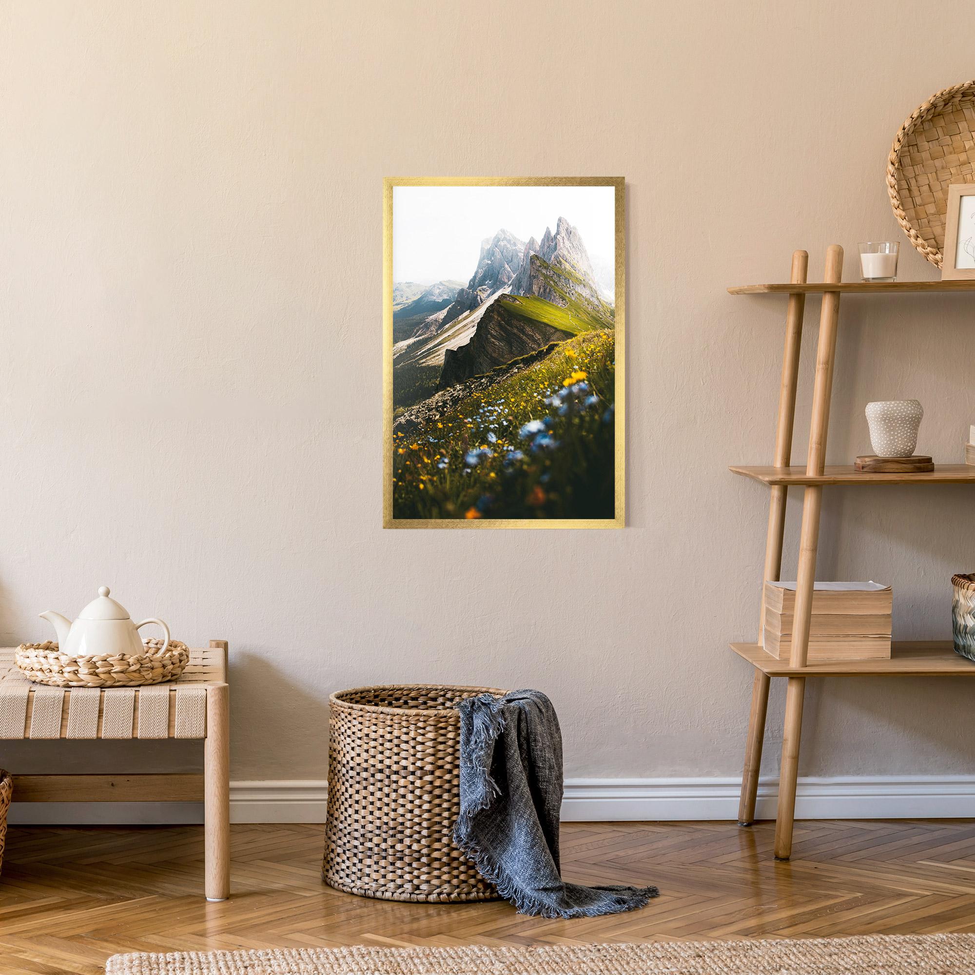 Gerahmte Poster Foggy Mountain View mockup 9