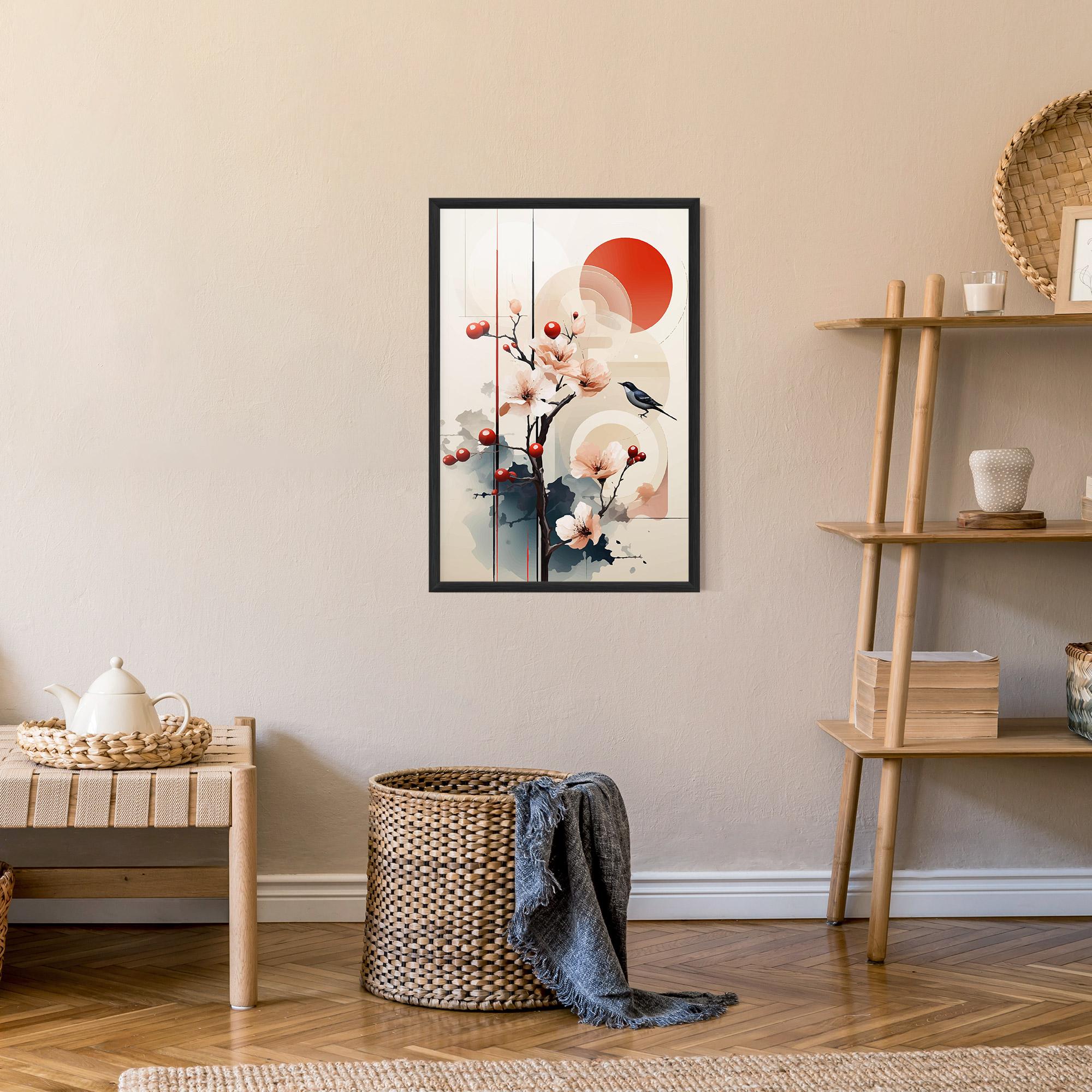 Gerahmte Poster Cream Nature mockup 9