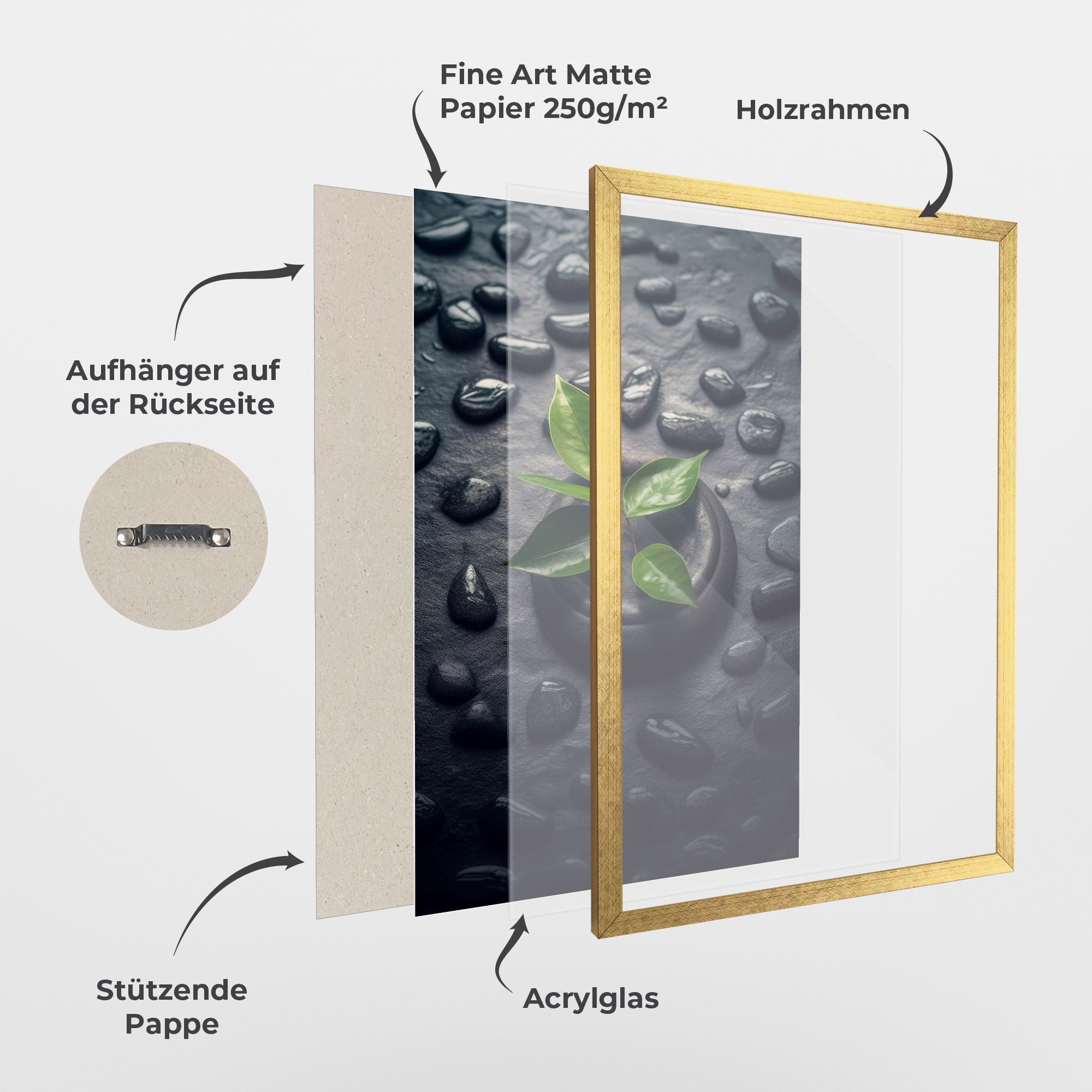 Realistic Spa Leaf mockup 1