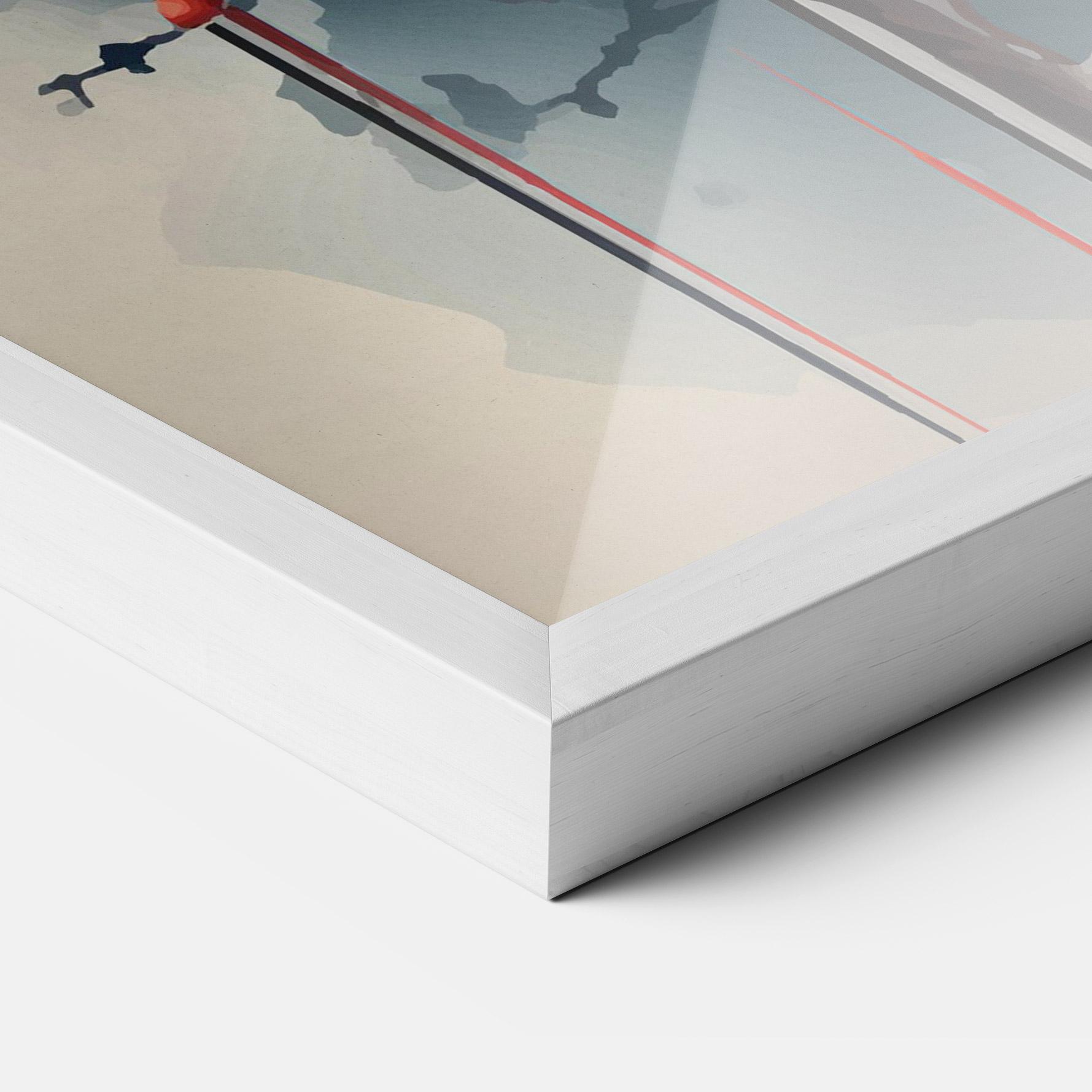 Gerahmte Poster Cream Nature mockup 3