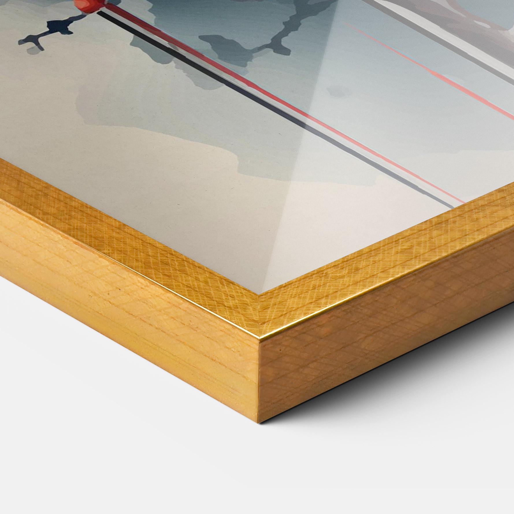 Gerahmte Poster Cream Nature mockup 3