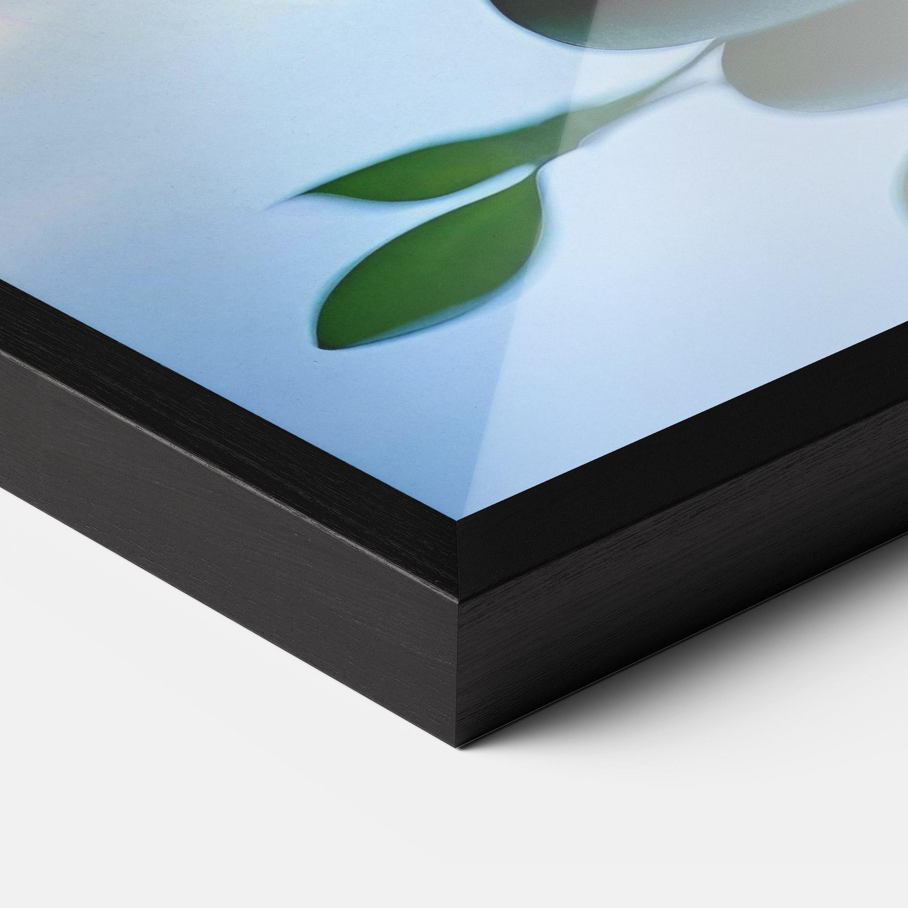 Gerahmte Poster Stones Green Leaves mockup 3