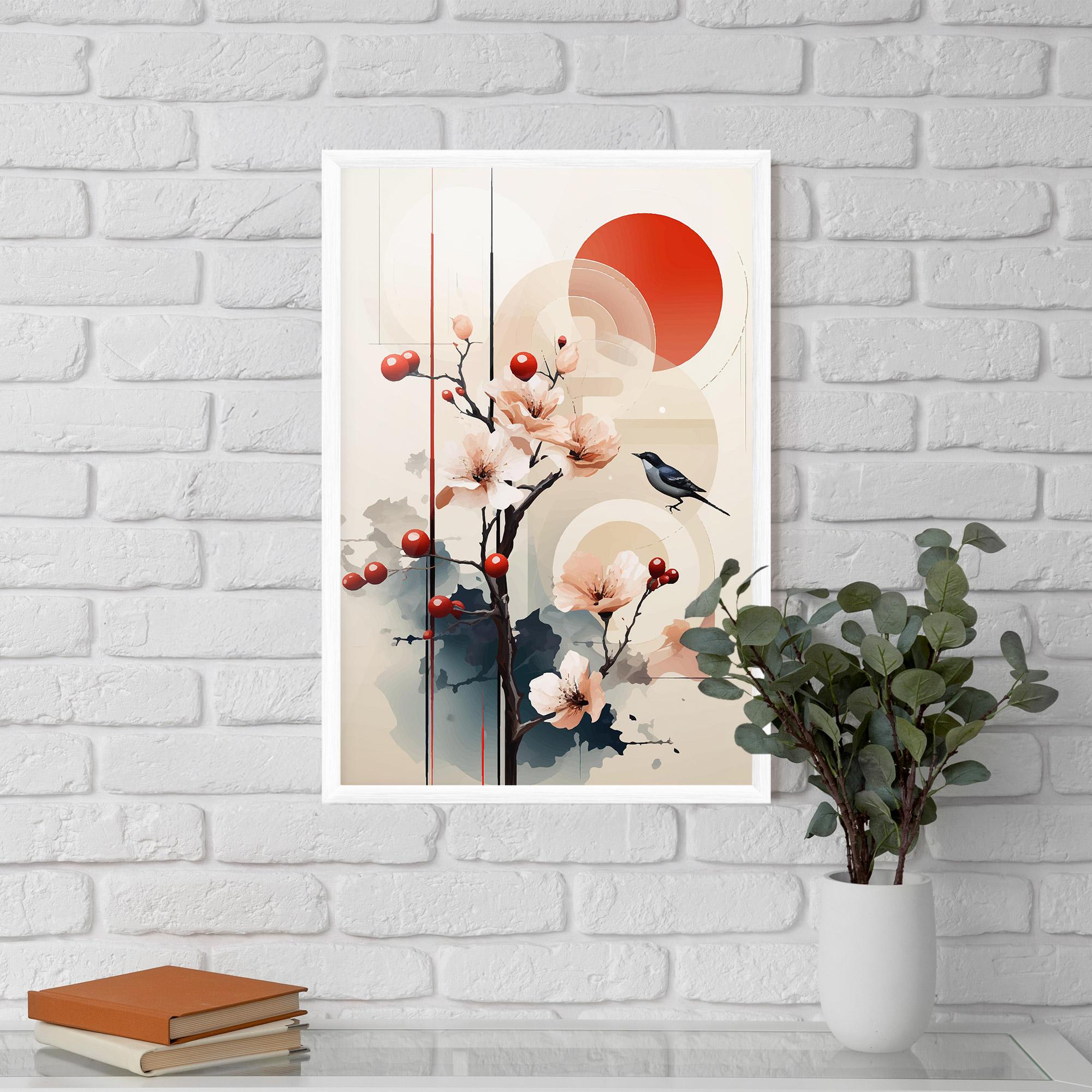 Gerahmte Poster Cream Nature mockup 5