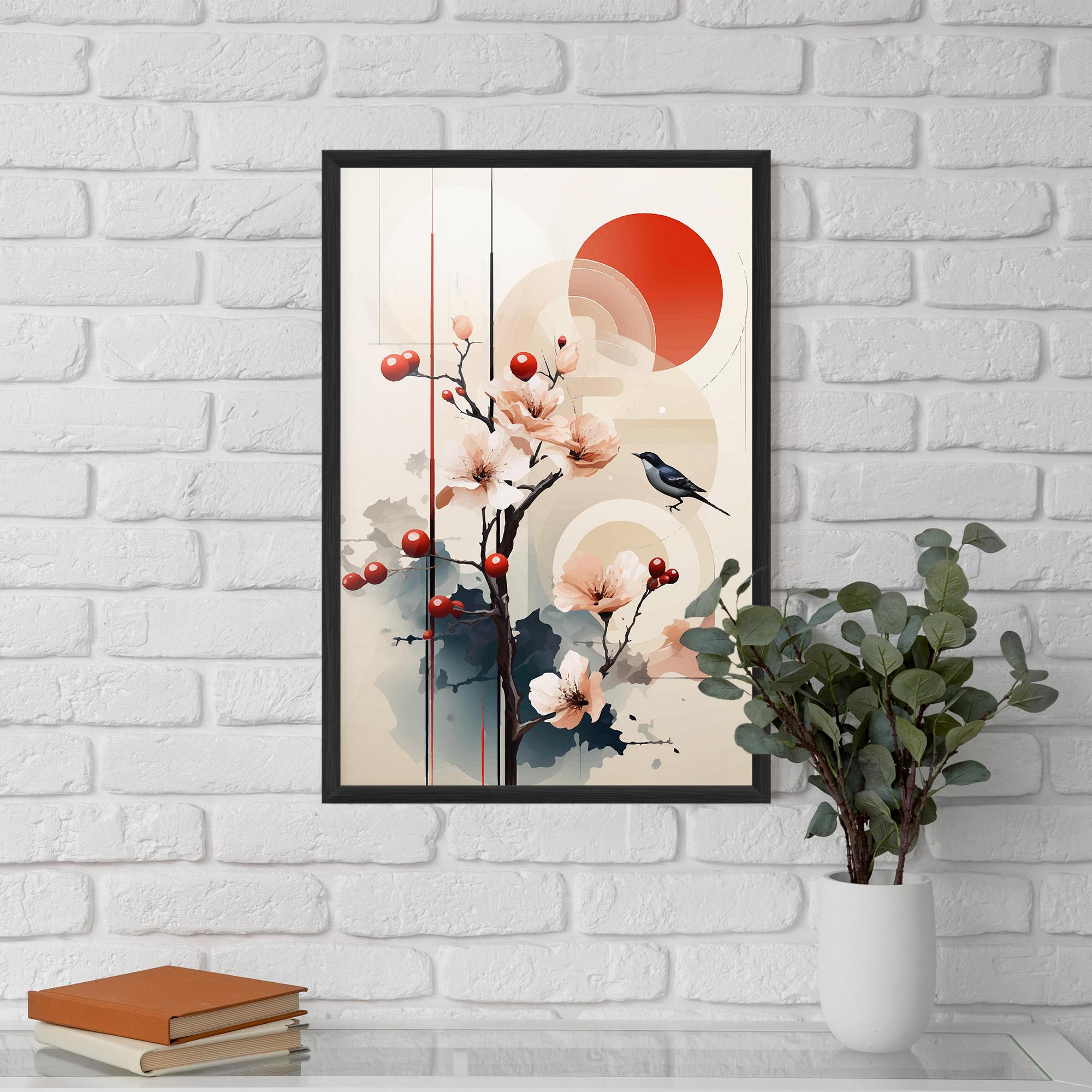 Gerahmte Poster Cream Nature mockup 5