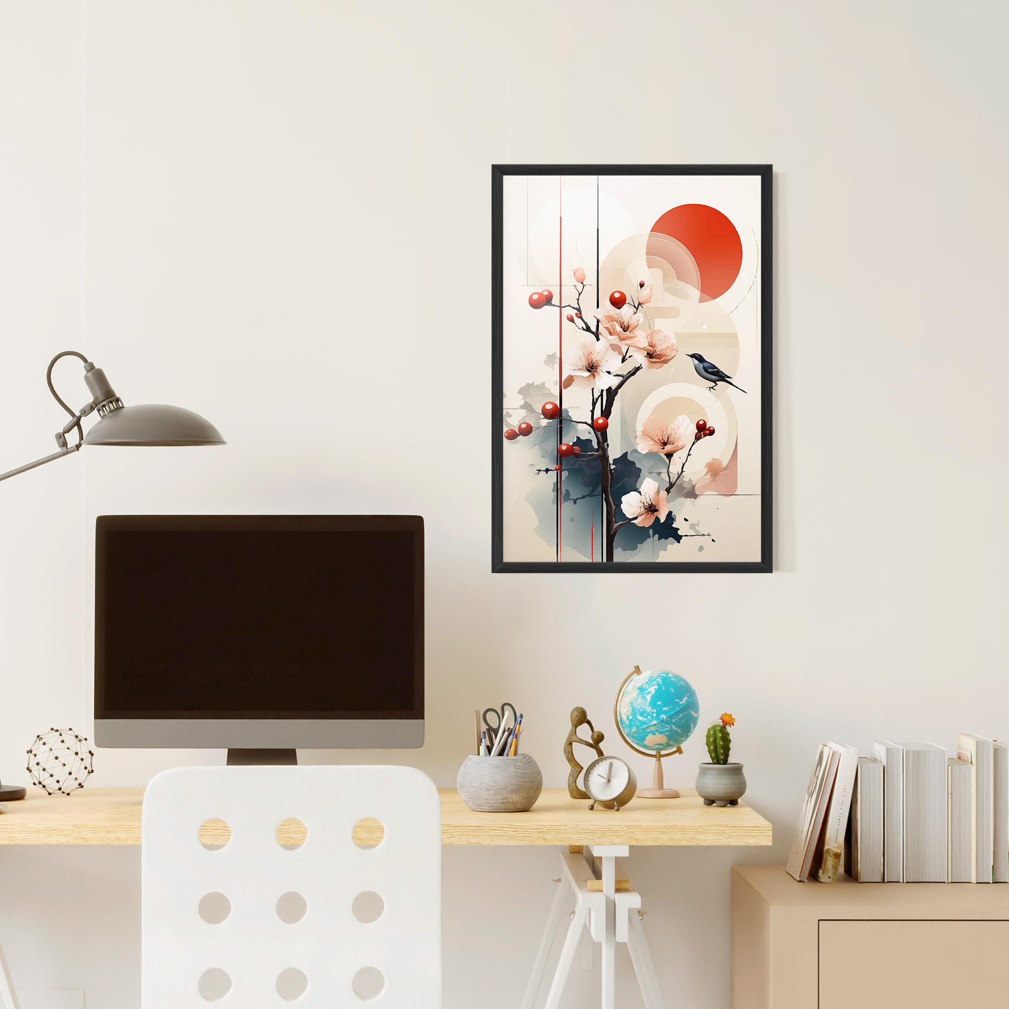 Gerahmte Poster Cream Nature mockup 6