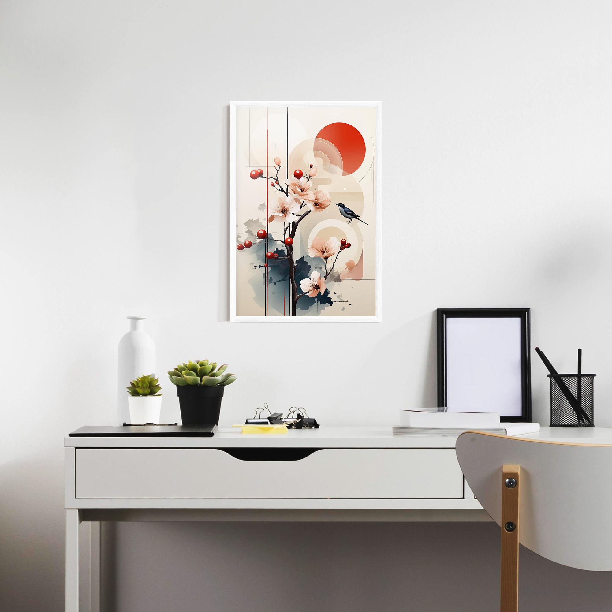 Gerahmte Poster Cream Nature mockup 7