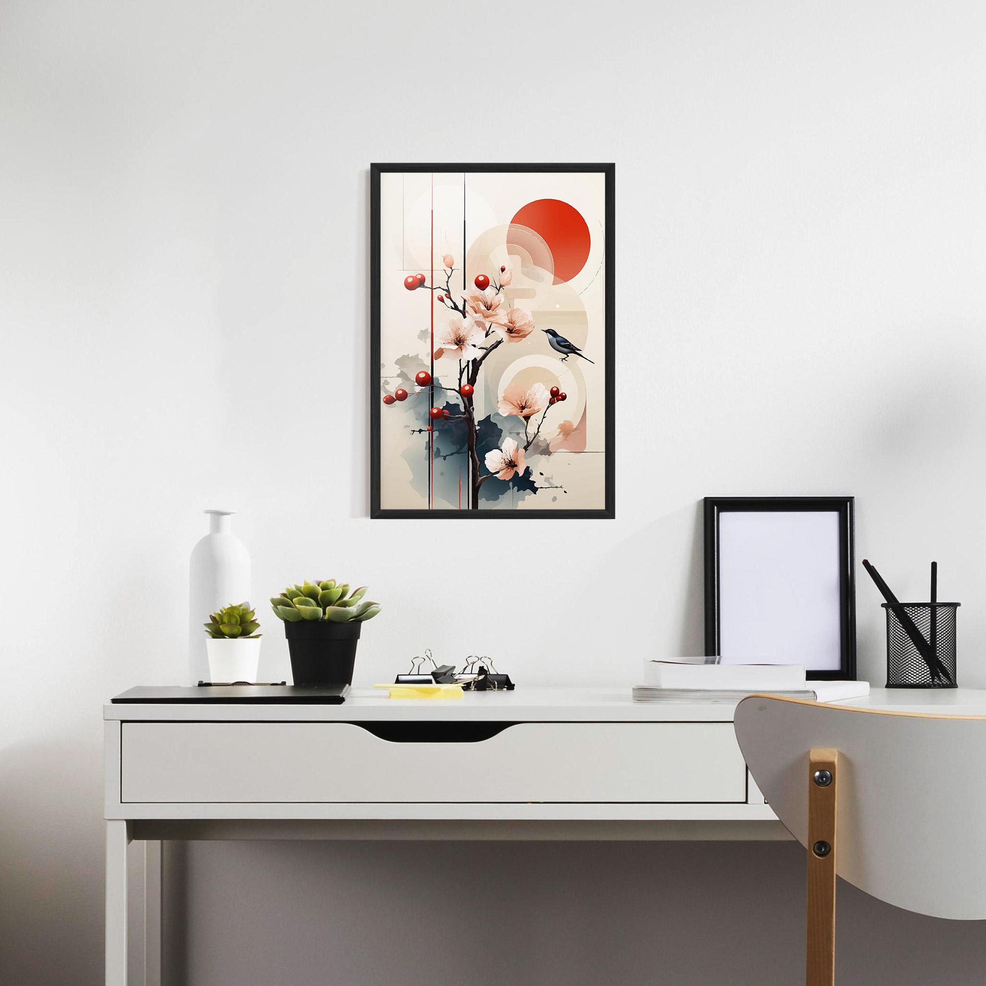 Gerahmte Poster Cream Nature mockup 7