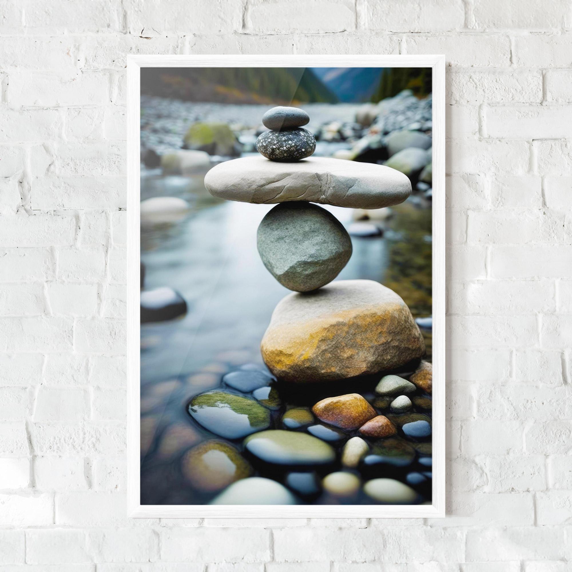 Gerahmte Poster Balanced Rocks mockup 0