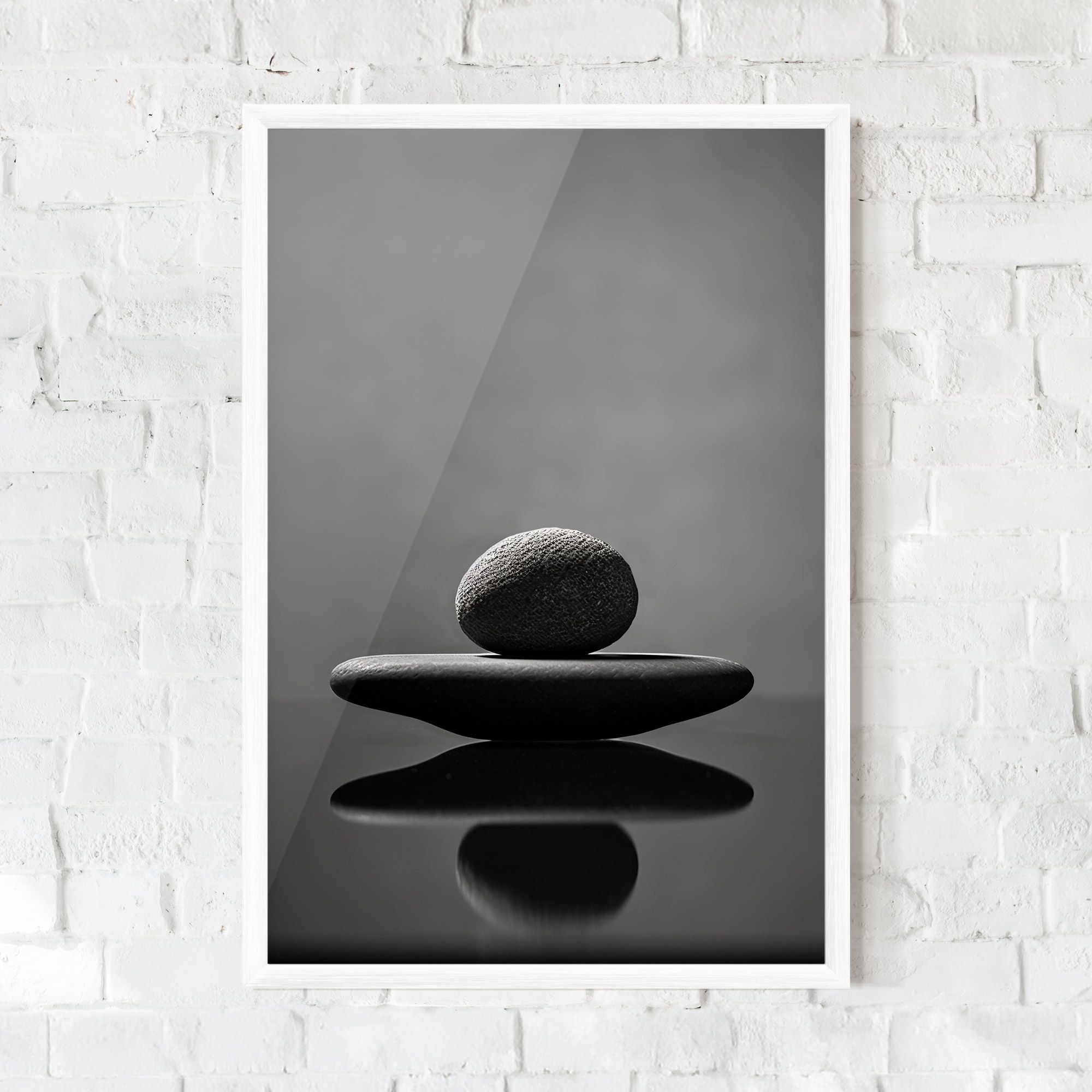 Minimalistic Zen Stone mockup 0