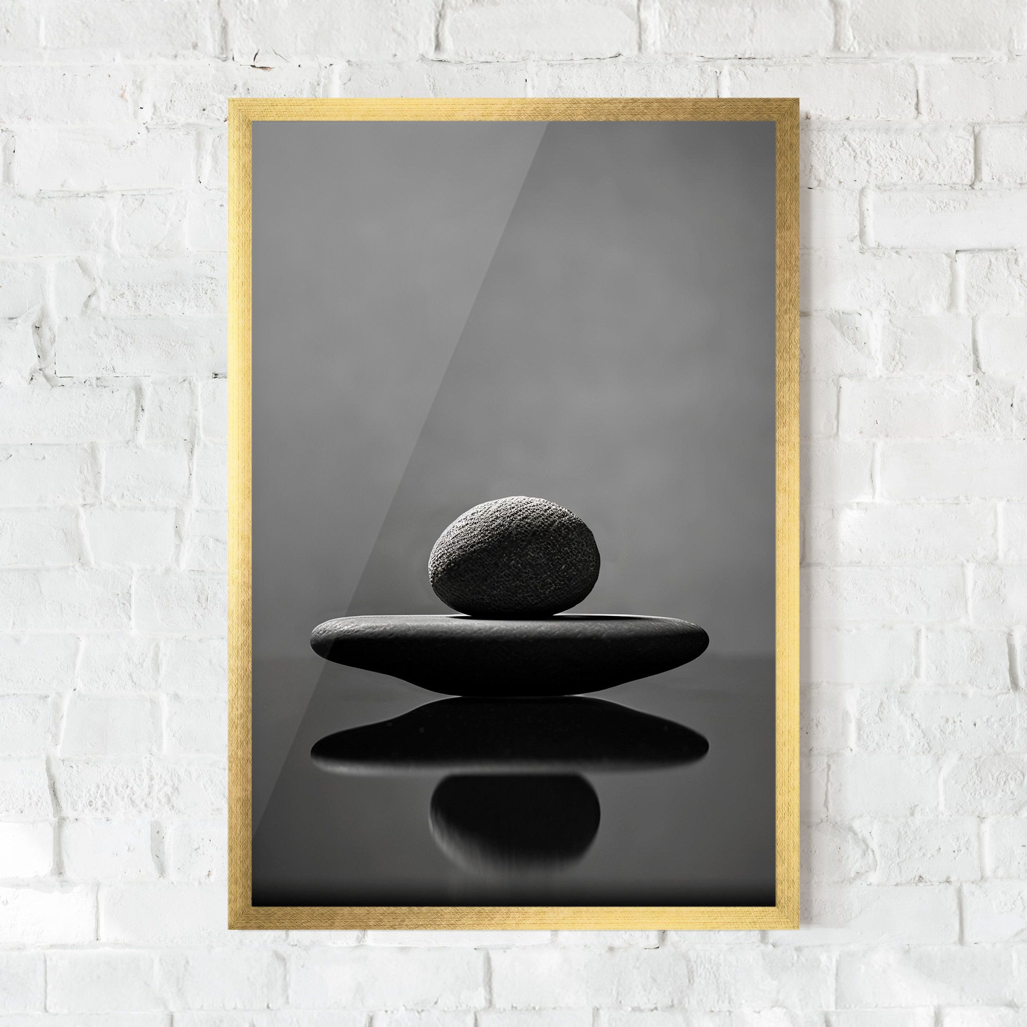 Minimalistic Zen Stone mockup 0